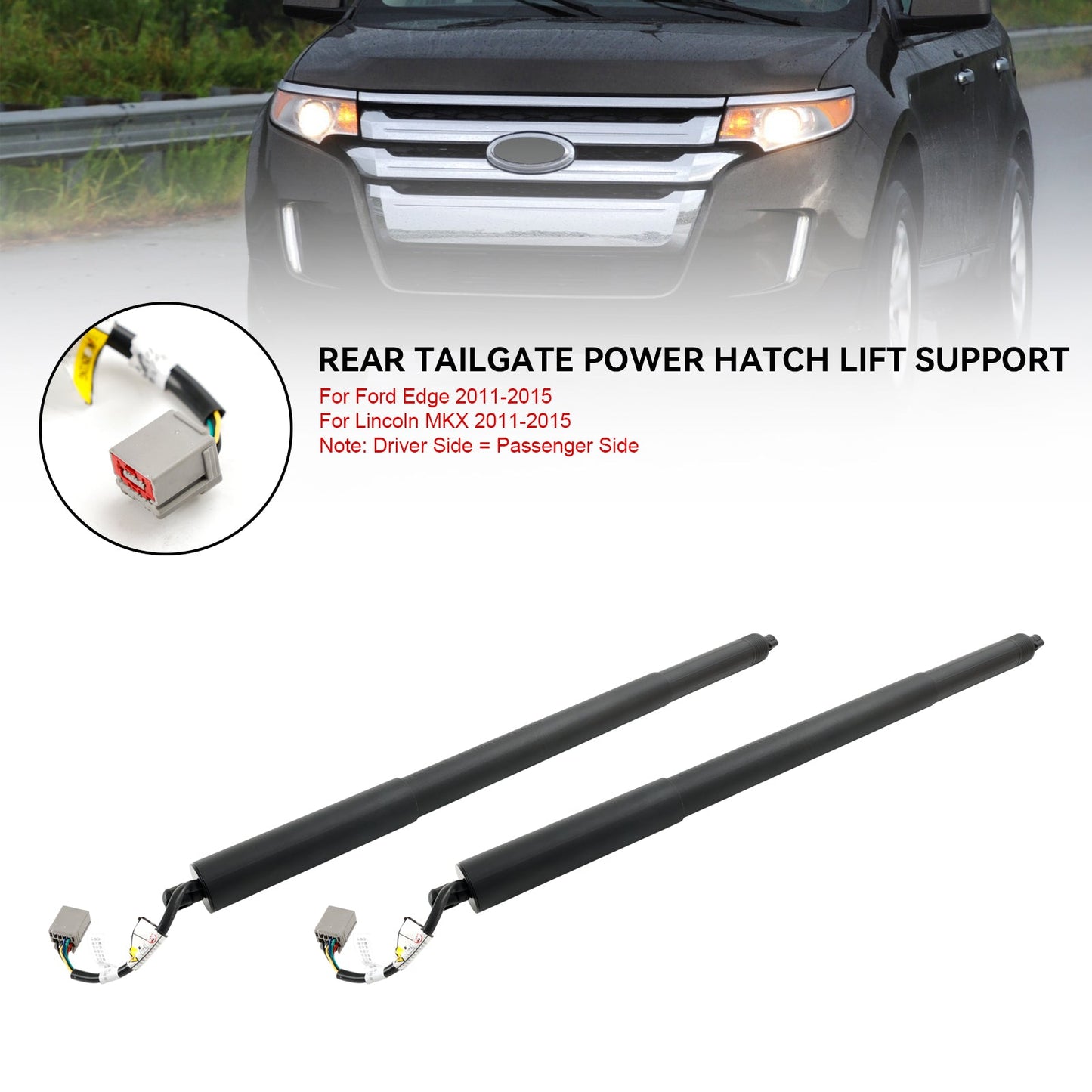 2011-2015 Ford Edge 2PCS Rear Tailgate Power Lift Supports Strut