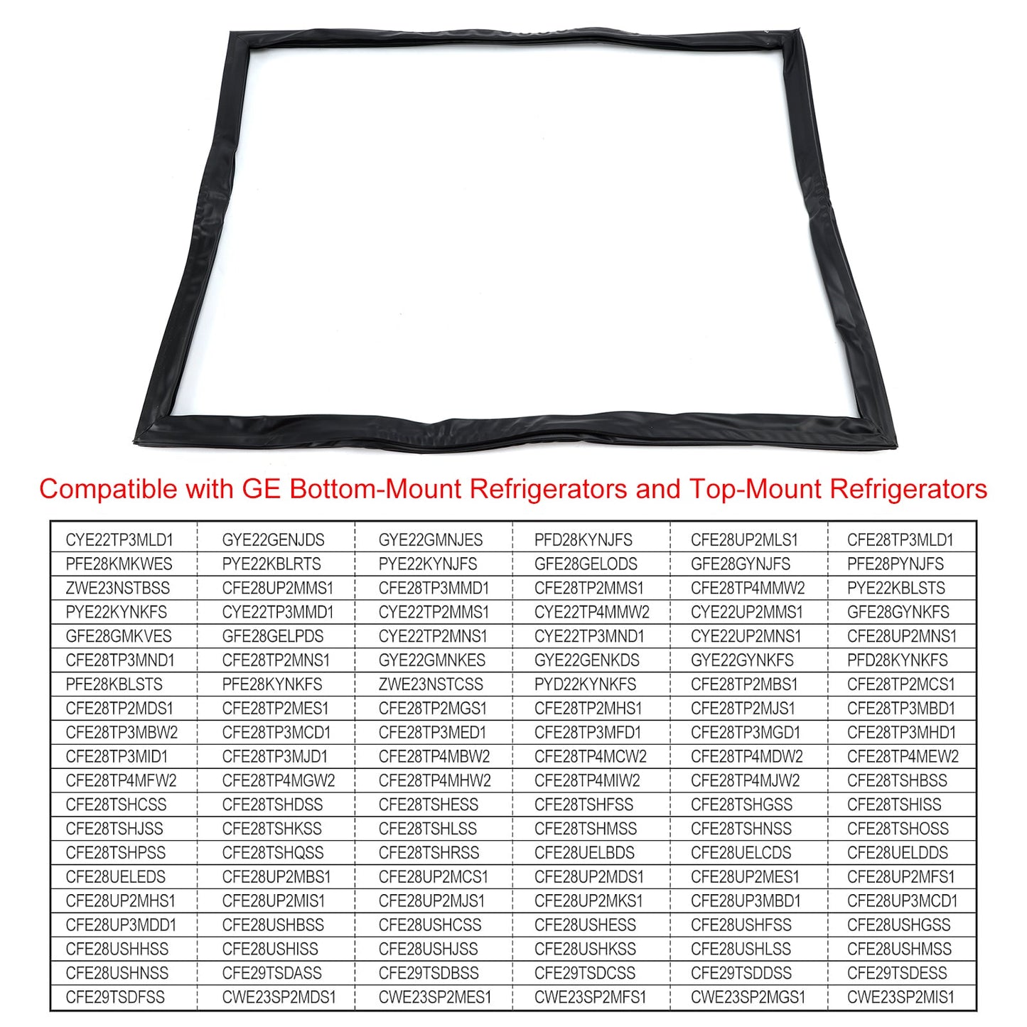 WR14X36194 Freezer Door Gasket for GE Refrigerator Freezer Models WR14X31558