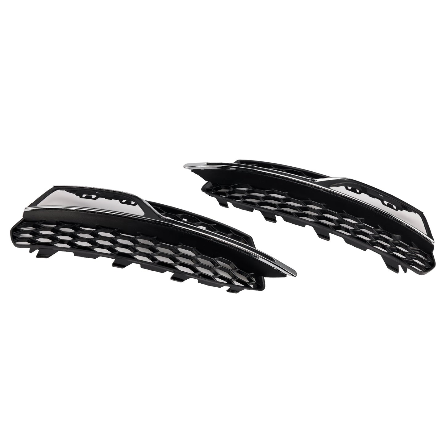 2013-2016 AUDI A3 S3 S-Line Front Lower Bumper Fog Light Cover Grill 8V3807682G 8V3807681G