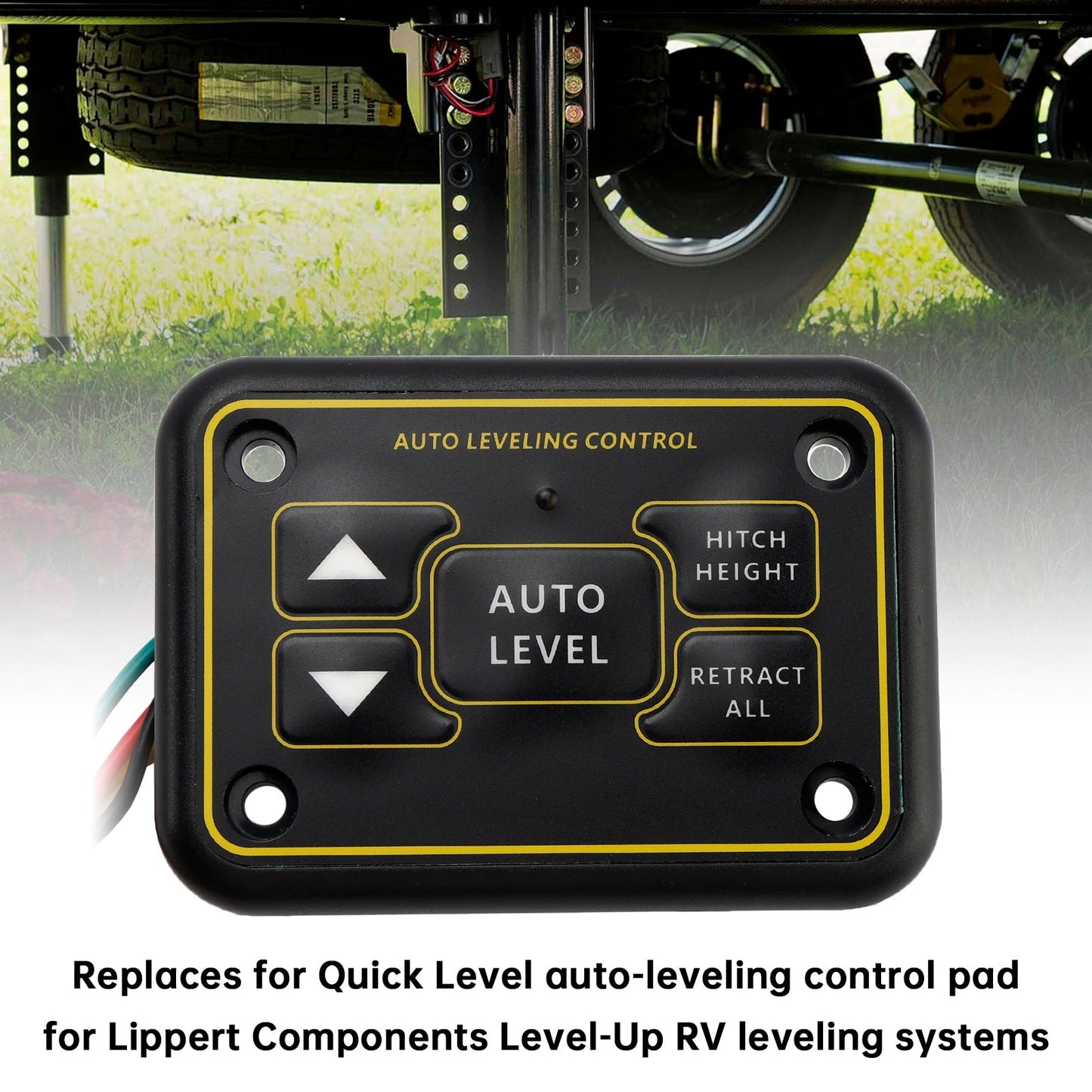 For RV leveling systems Ground Control TT and Level-Up Hydraulic Quick Level Touch Panel Assembly 425306