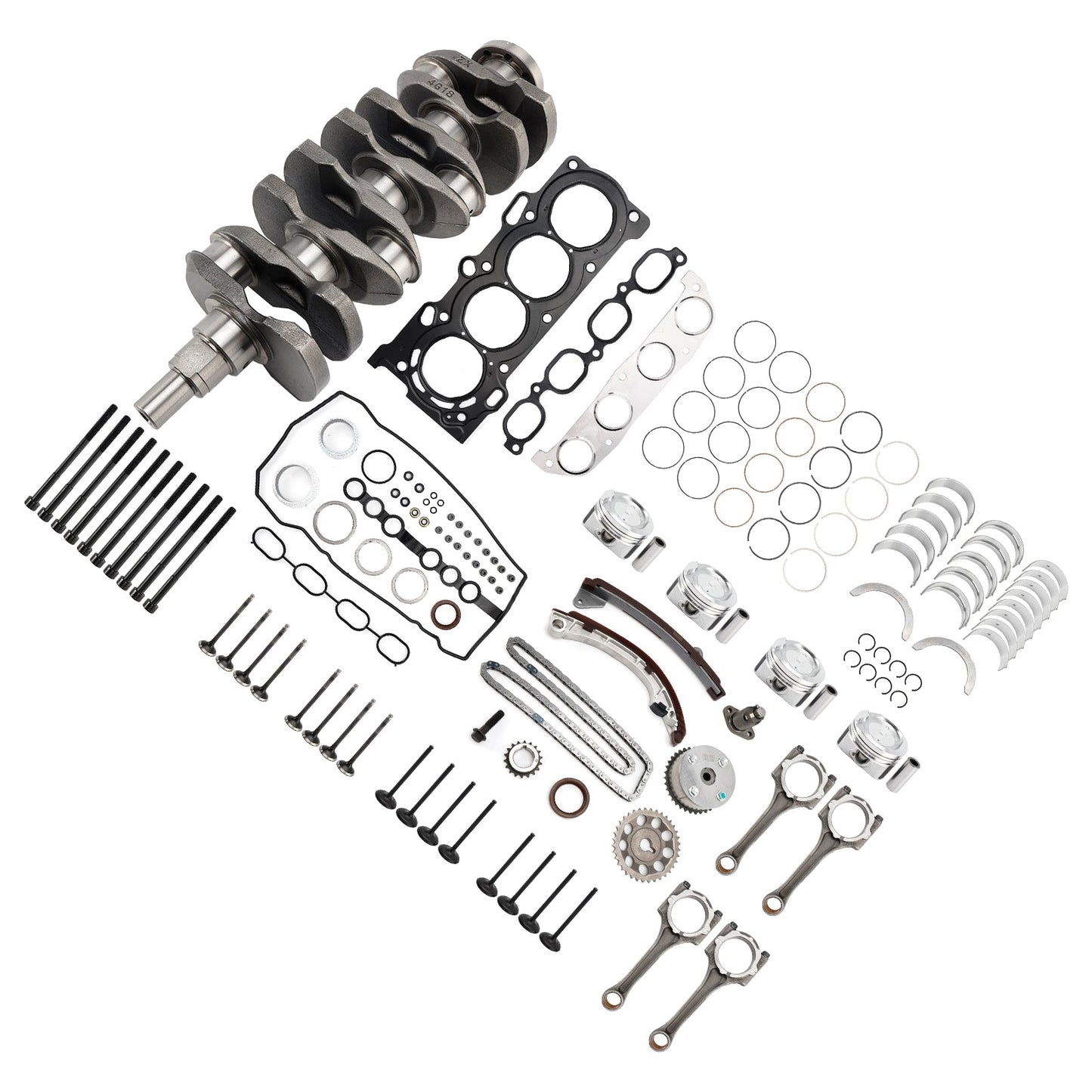 2003-2008 TOYOTA MATRIX XR 1.8L Engine Rebuild Overhaul Kit 1ZZ-FE 11071-22010 13401-22020 Generic