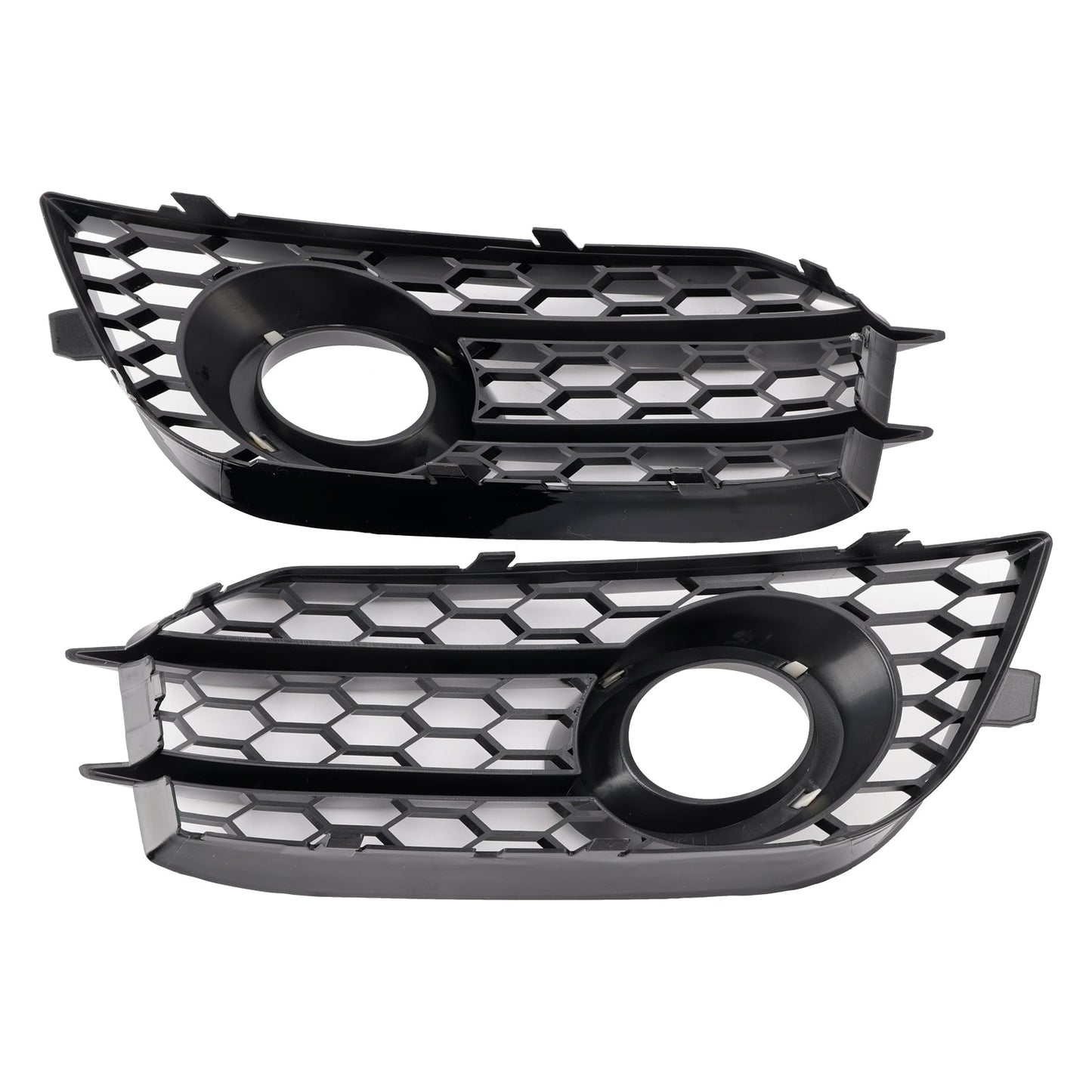 2010-2014 Audi A1 Front Bumper Honeycomb Fog Grille Cover Black