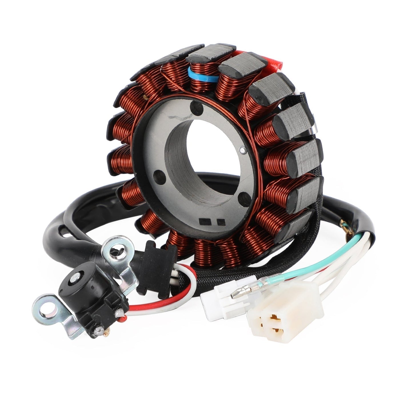 2010-2014 Yamaha YBR125 YBR125ED (51D) Magneto Stator+Voltage Rectifier+Gasket 3D9-H1410-10