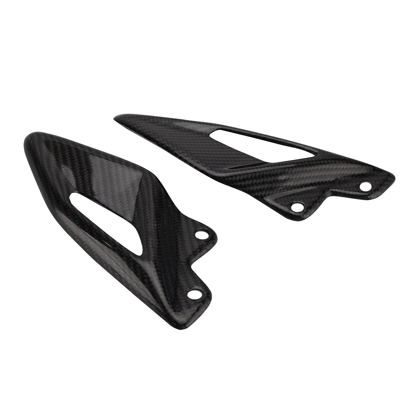 Real Carbon Fiber Foot Protection Board For Street Triple 765 RS 2016-2022