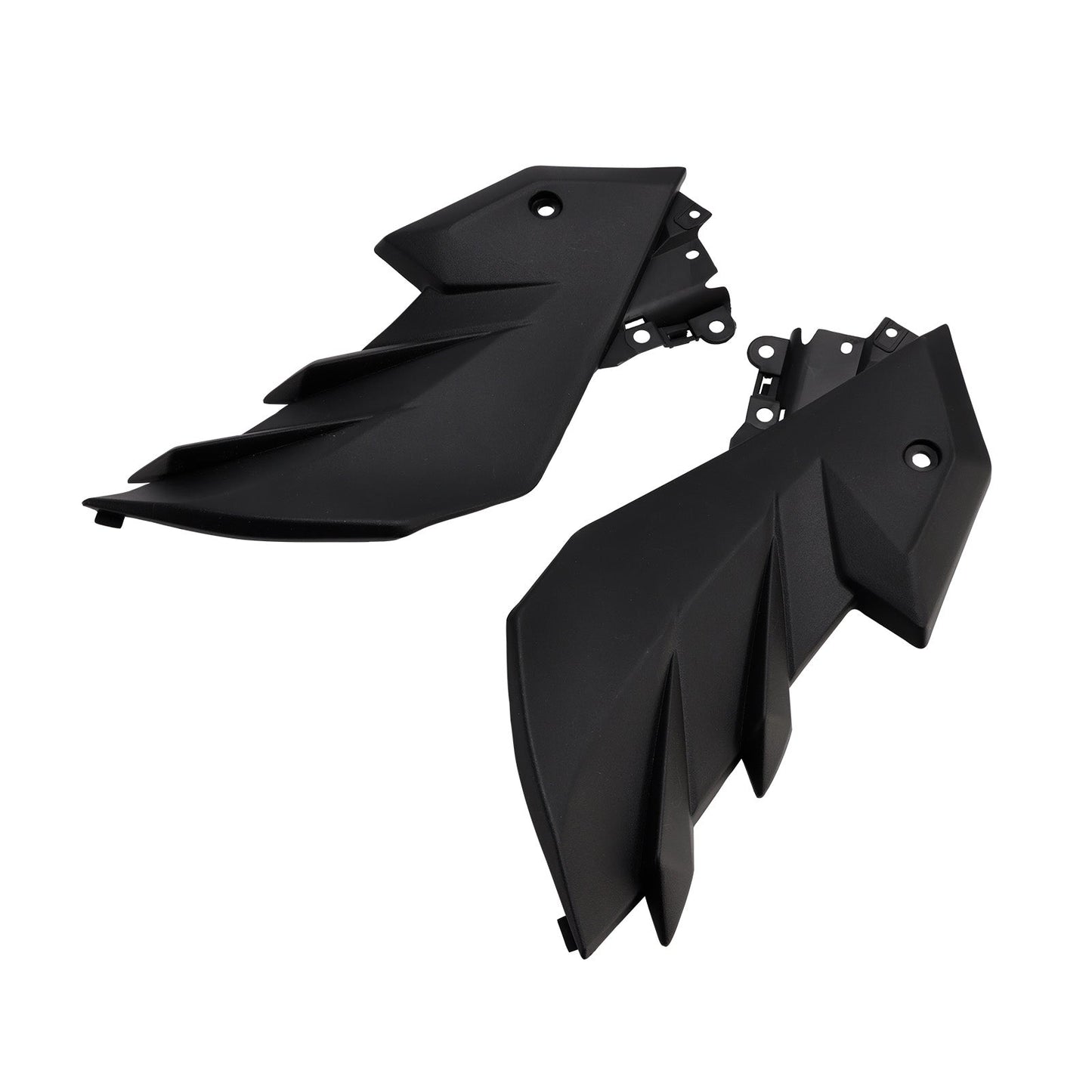 Fuel Tank Side Panel Cover Fairings For Kawasaki Z250 Z300 2013-2018