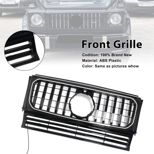 1990-2018 Fit Mercedes Benz G-Class W463 Black Front Bumper Grill Grille