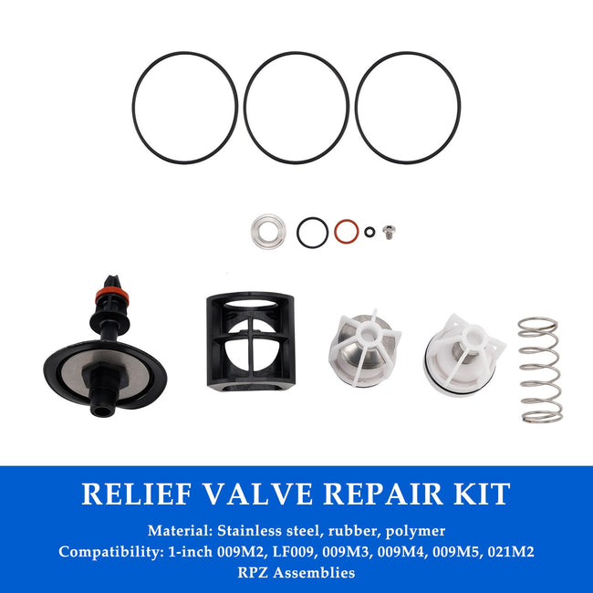 0887793 RK 009M2-T Total Repair Kit Replace for Watts 1" 009M2 & 009 LF009