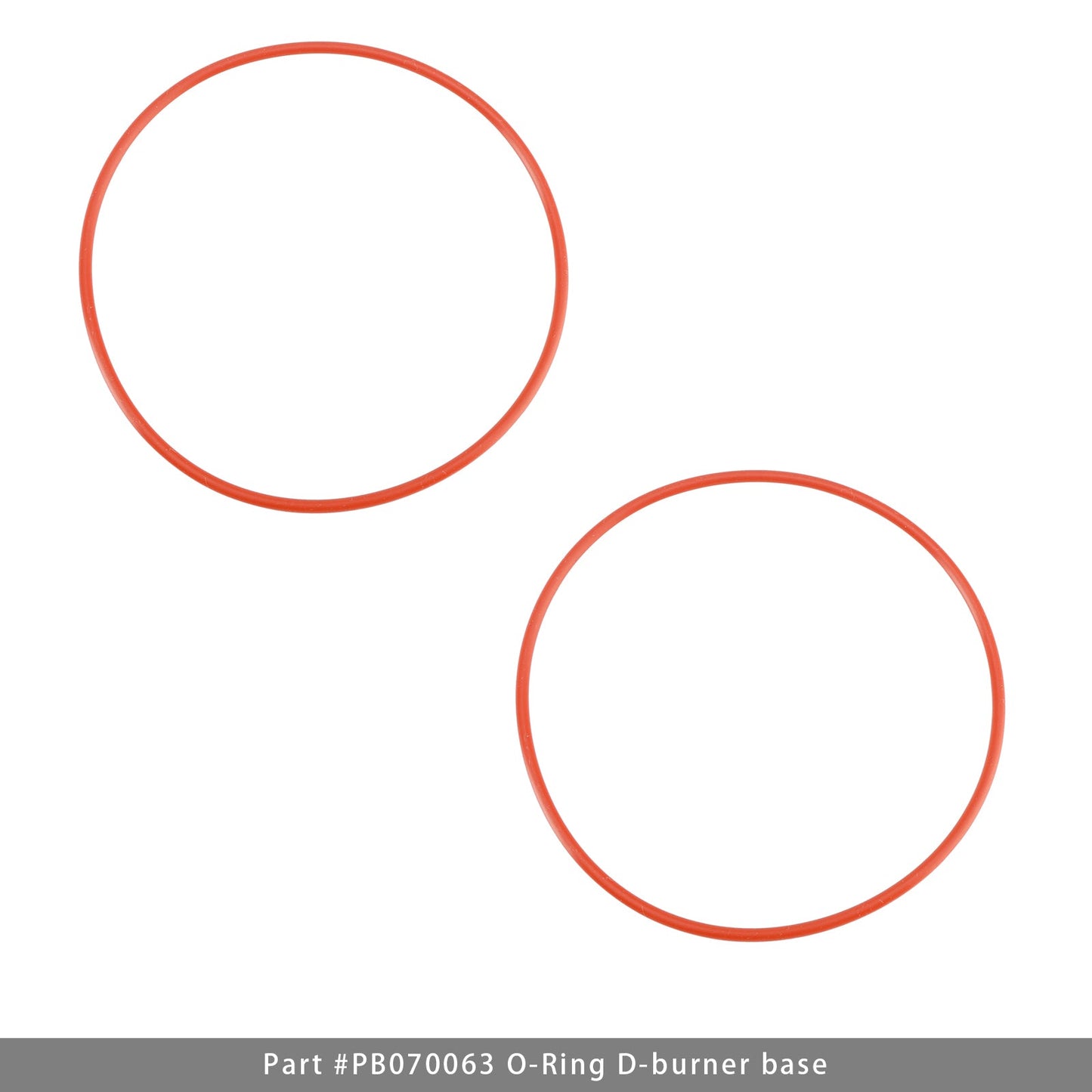 PB070063 O-Ring D-Burner Base For Burner Base (D) 2PCS