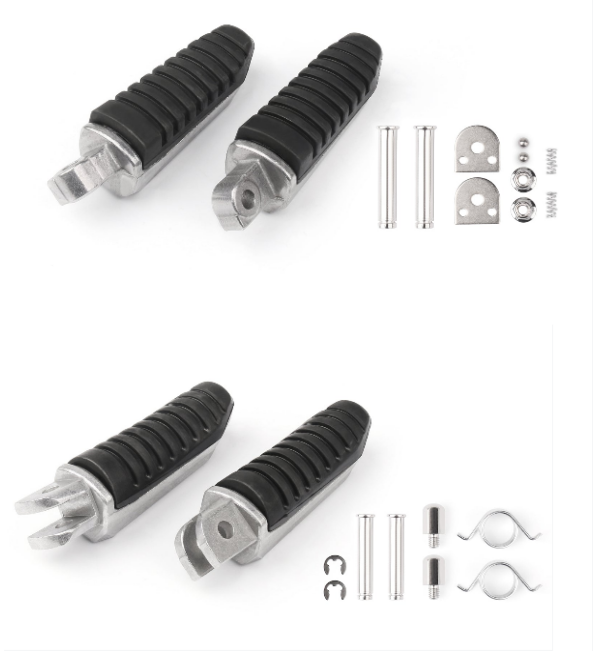 Front/Rear Footrests Foot Pegs For Suzuki V-Strom DL 650 GSX 1300 GSR 600 Generic