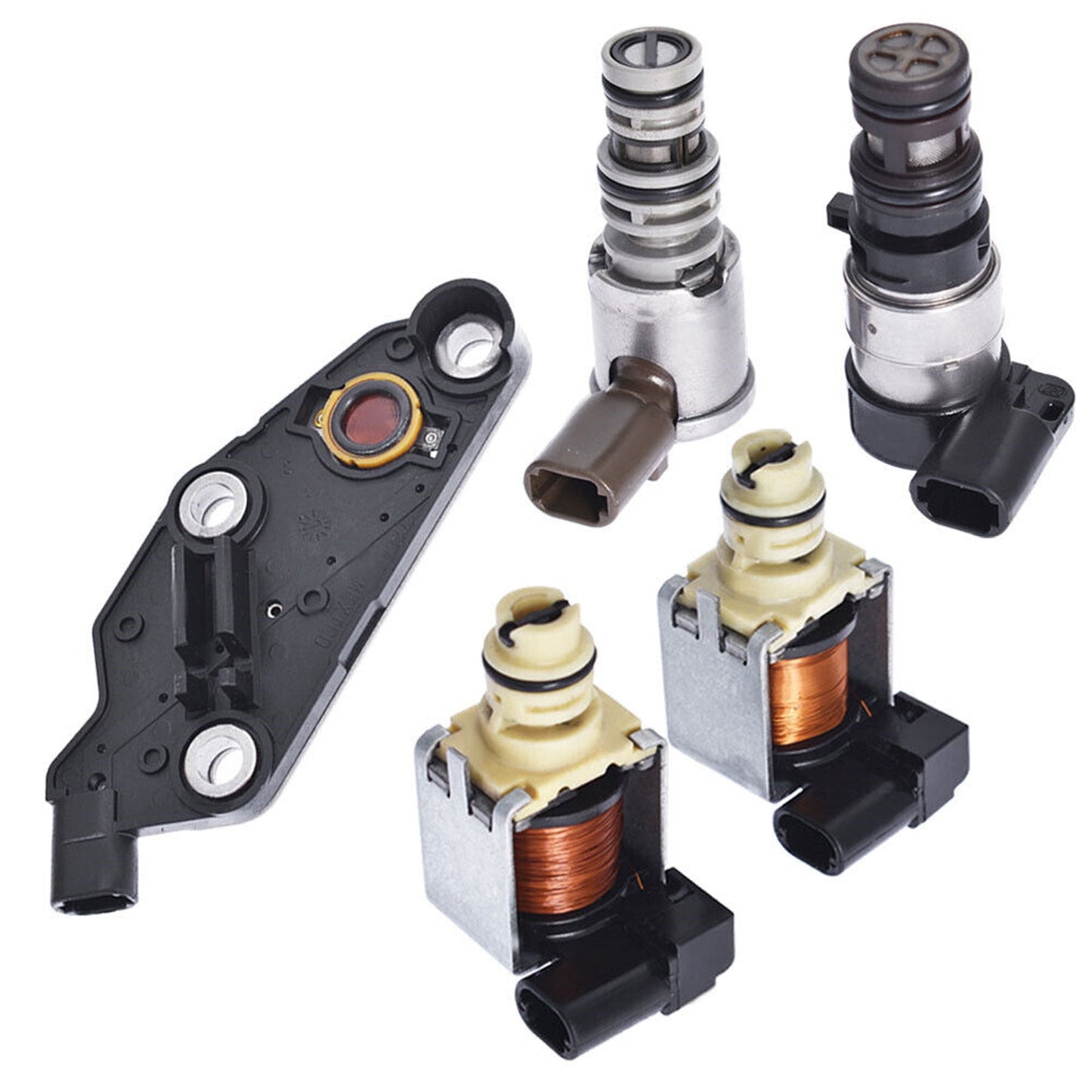 2005-2008 Allure V6 3.6L 3.8L 4 Spd FWD 4T65E Transmission Solenoid Kit TCC 2 Shift EPC Switch