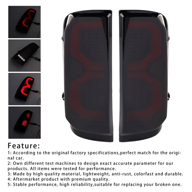 2012-2014 TOYOTA HILUX VIGO SR5 , MK6 , VIGO CHAMP MK7 Rear Right & Left Tail Light Lamp Pair Dynamic