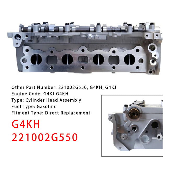 Cylinder Head Assembly G4KH 221002G550 Fit For Santa Fe Optima 2.4L 2011-2020