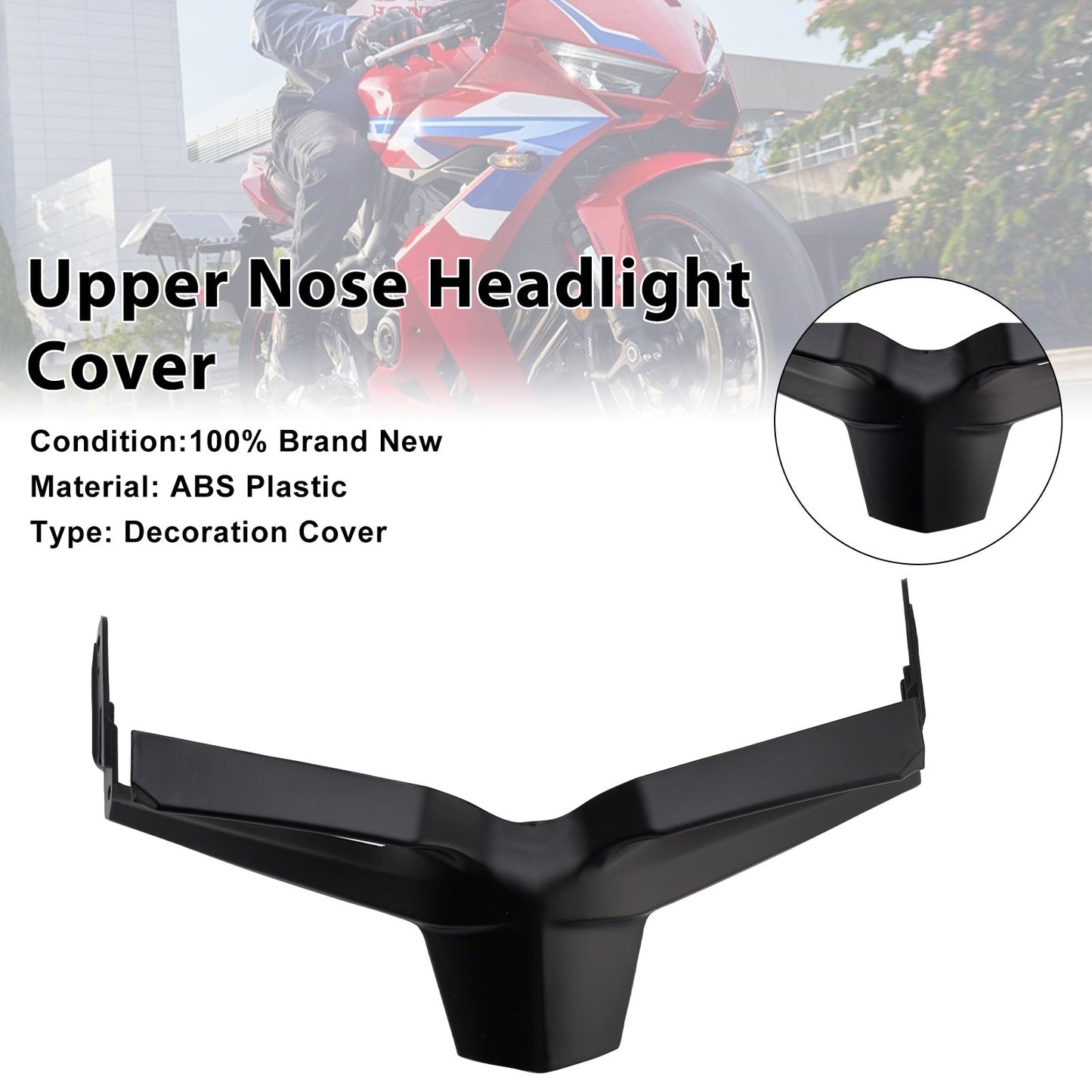 2024-2025 Honda CBR650R Front Upper Nose Headlight Cover Fairing