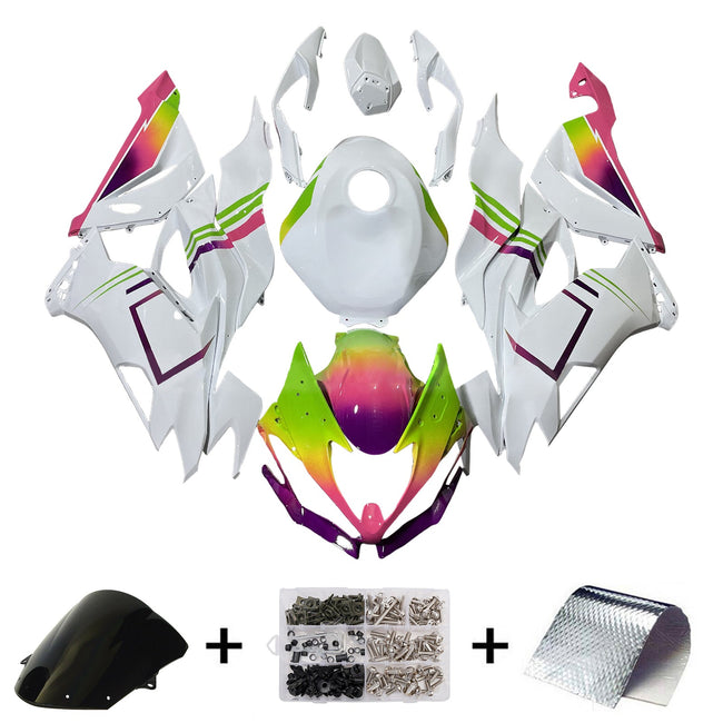 Injection Fairing Kit Bodywork Plastic ABS fit For Kawasaki ZX6R 2019-2023