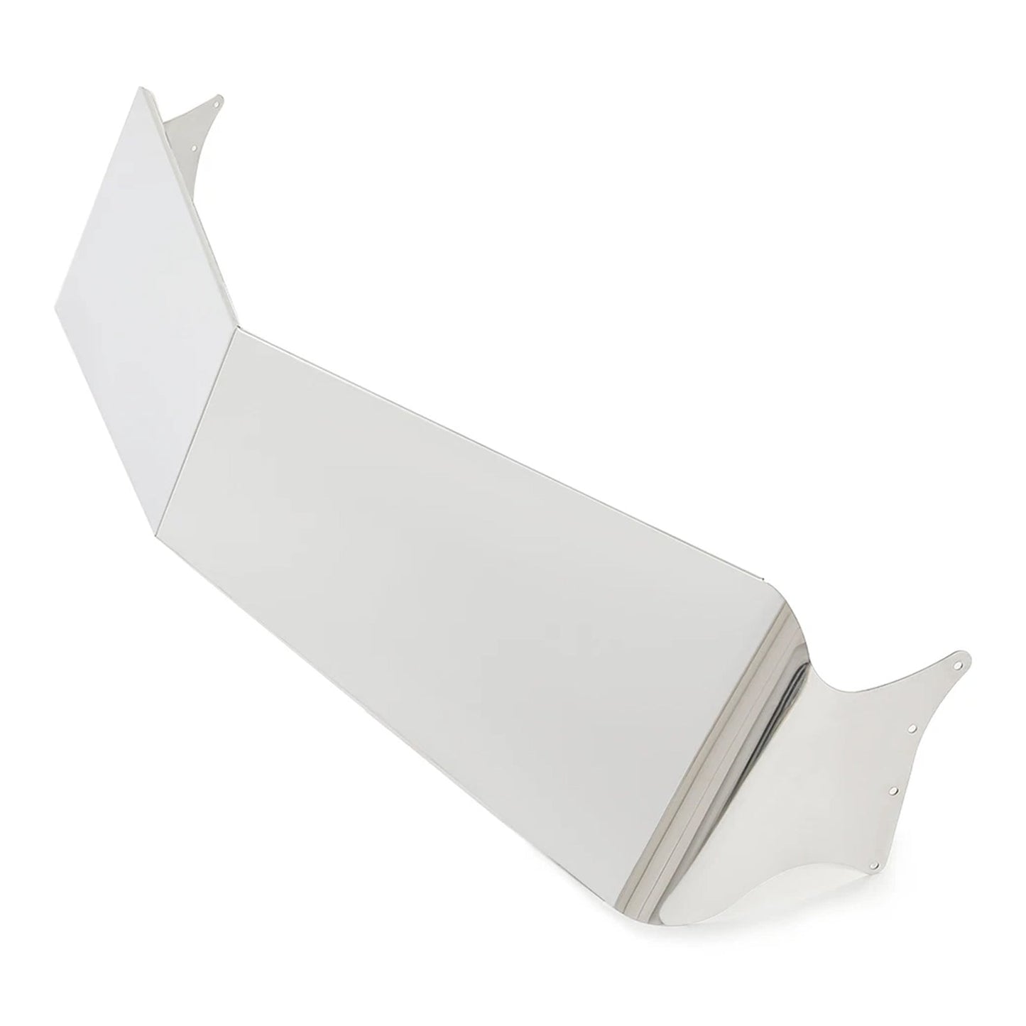 Flat Top Silvery Drop Visor For Peterbilt 377 378 379 335 386 388 389