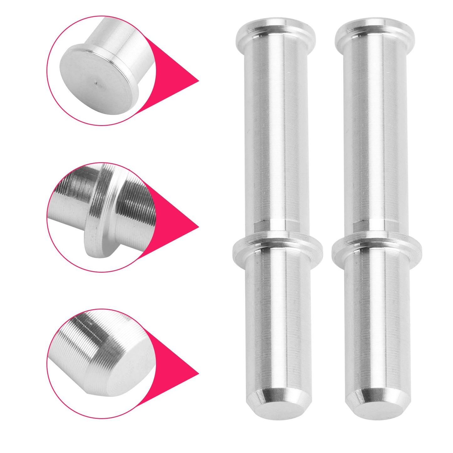 2x Quick Connect Male 5/16 Fuel Rail Hose Plug Adapter For LS LS1 LS3 AN807-01A