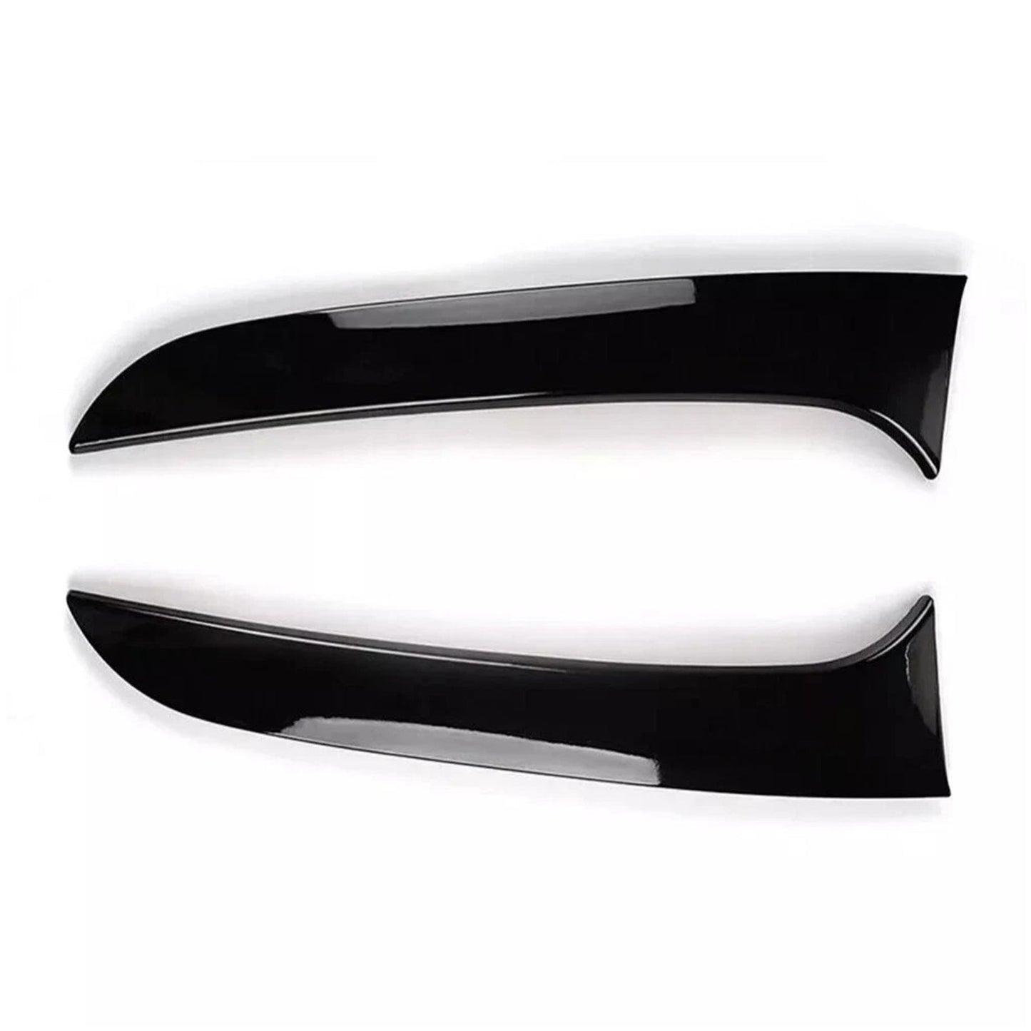 2012-2019 BMW 1 Series F20 F21 Gloss Black Pair Rear Window Side Wing Spoiler