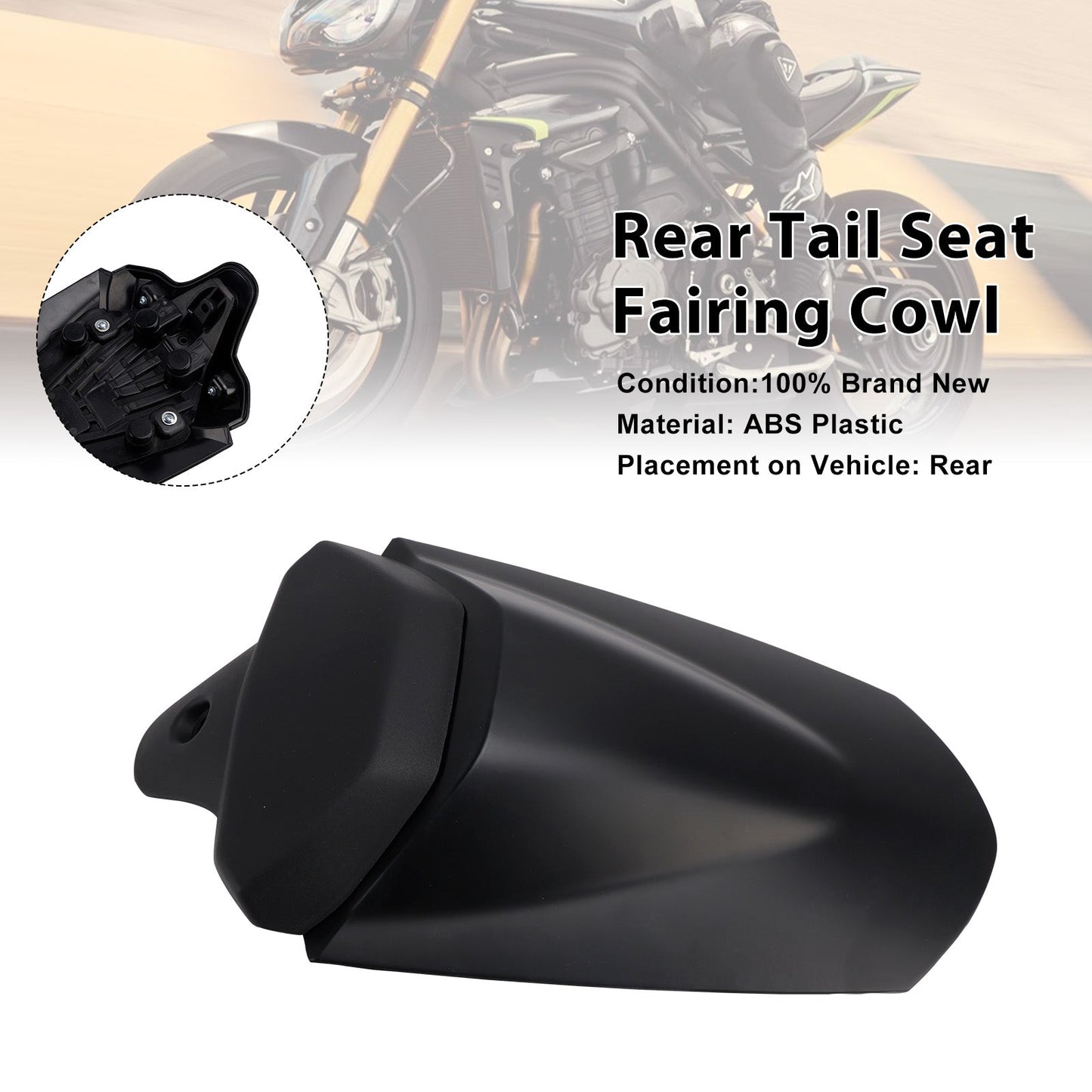 2025-2026 For Speed Triple 1200 RS Rear Tail Seat Fairing Cowl Cover
