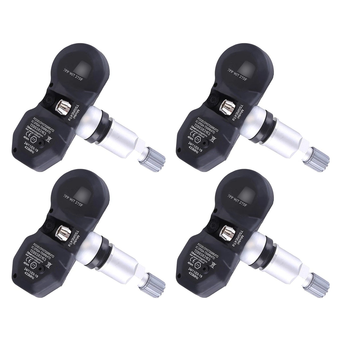 4X TPMS Tire Pressure Sensor For Audi A4 A6 A8 Q7 R8 Porsche Ferrari 7PP907275F
