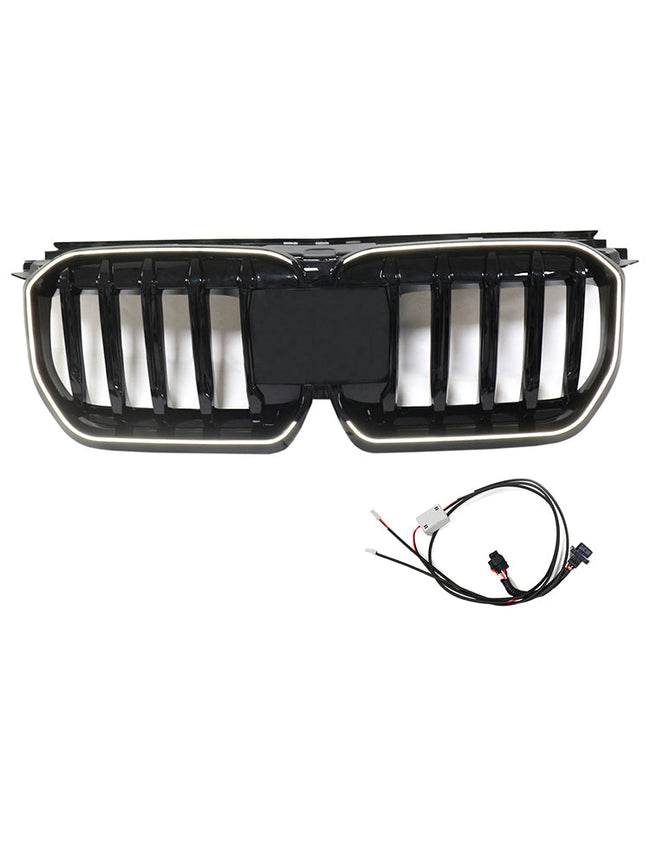 2023-2024 BMW X1 U11 U12 Gloss Black Front Bumper Kidney Grill Grille