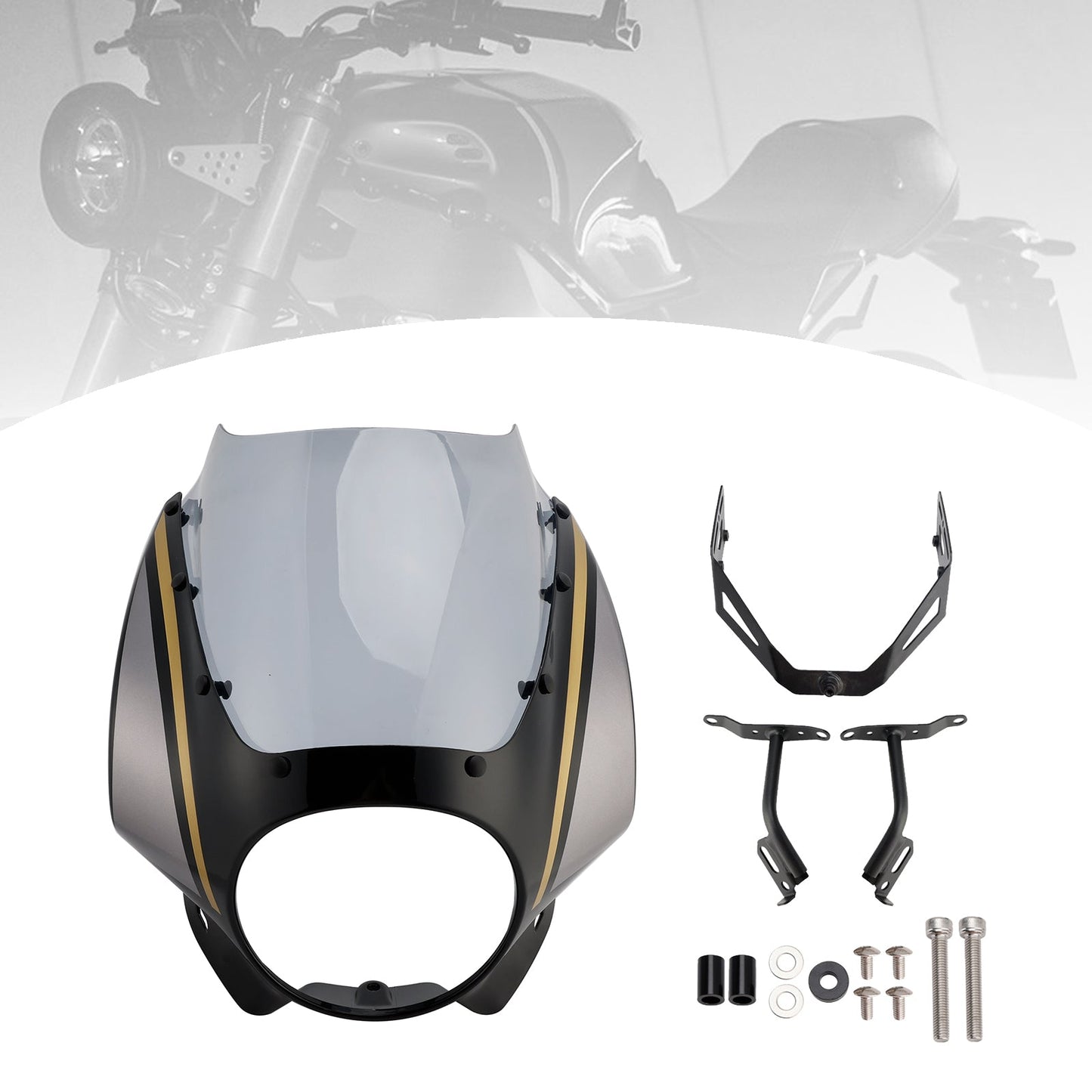 2022-2025 Yamaha XSR900 Headlight Fairing Windshield WindScreen