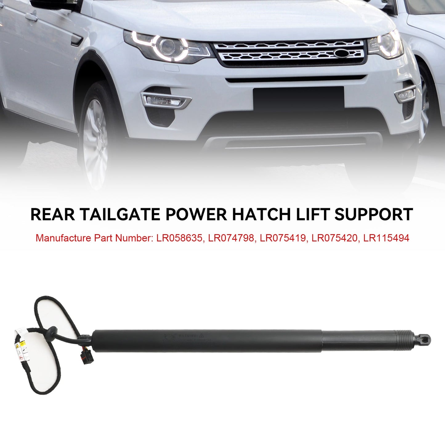 2015-2019 LAND ROVER DISCOVERY SPORT L550 Rear Boot Lid Gas Spring Strut LR075419