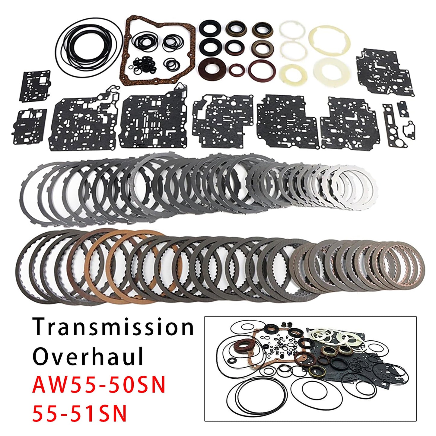 2007-2008 For Suzuki XL7 (3.6L) AW55-50SN 55-51SN Transmission Master Rebuild Kit T15900A