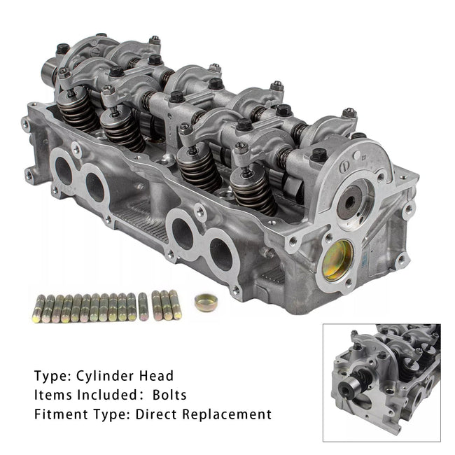 1984-1987 MAZDA 626 2.0L 1998CC 122CID L4 SOHC, (8 VALVE), ENG. CODE "FE, FEH1" Cylinder Head Mechanical Type F80210225A
