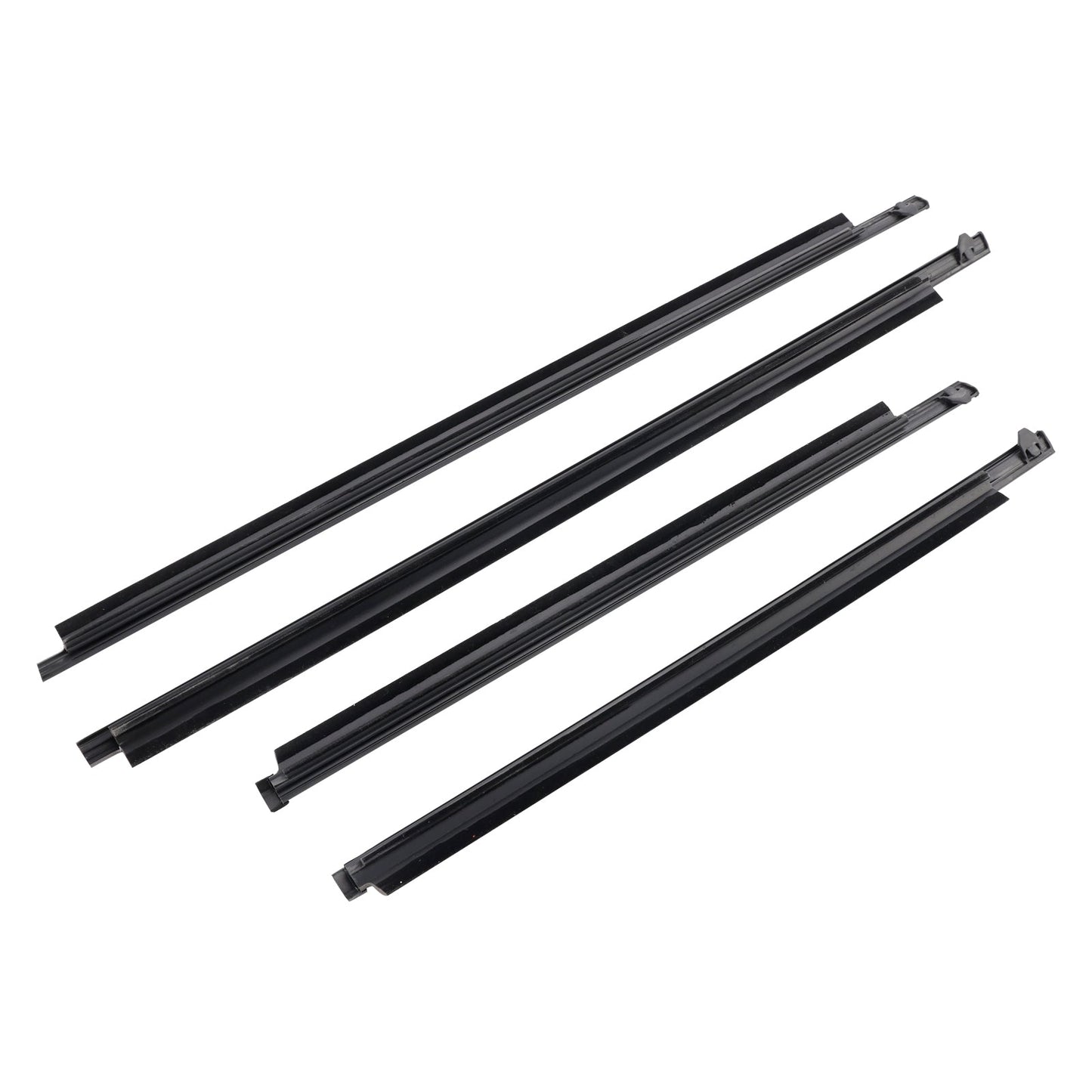 1996-2001 TOYOTA 4RUNNER 4PCS Door Glass Belt Outer Molding Weatherstrip