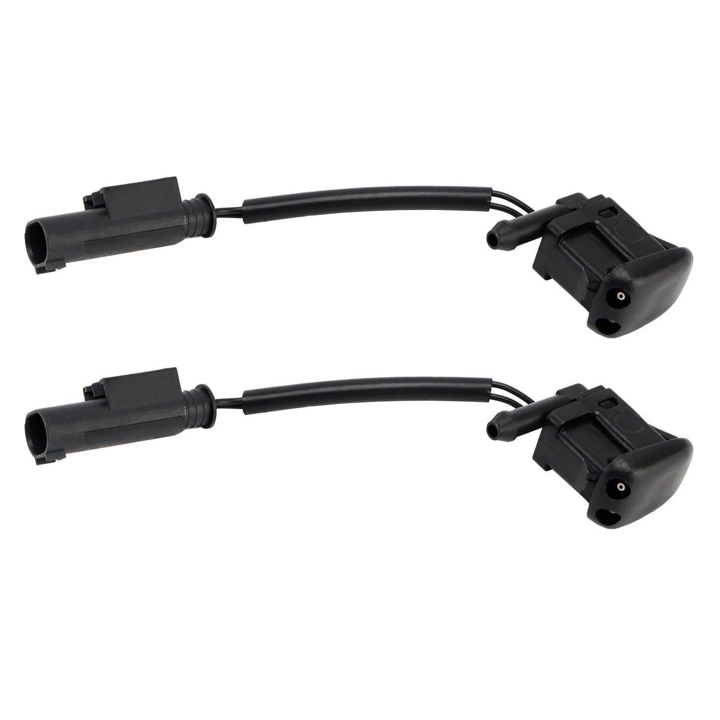 1996-2003 BMW 5 E39 525i 528i 530i 540i M5 2pcs Windshield Washer Nozzles Spray Jet 61668361039