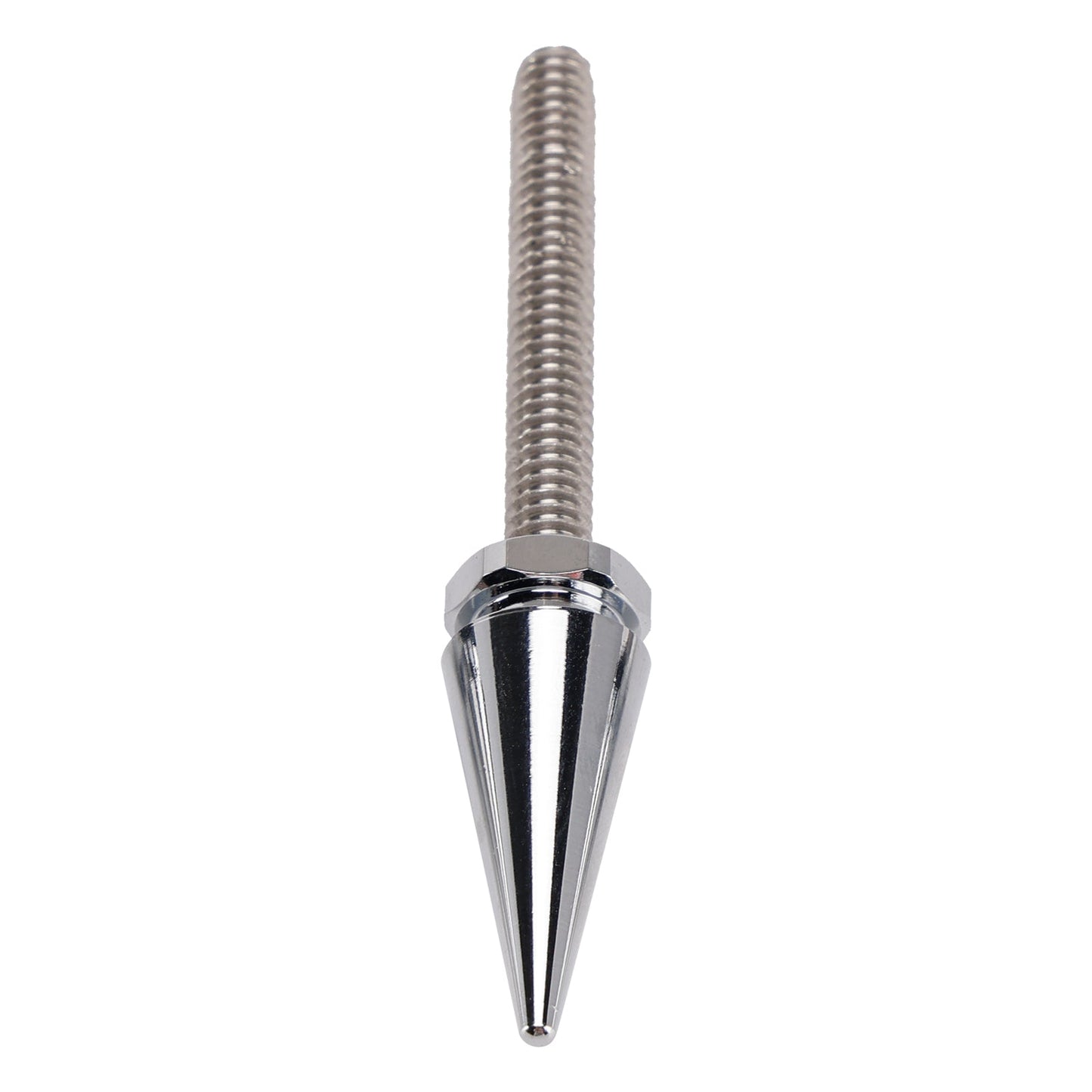 3 Spiked Windshield Bolts Silver For Electra Glide Tri Glide Street Glide 14-25
