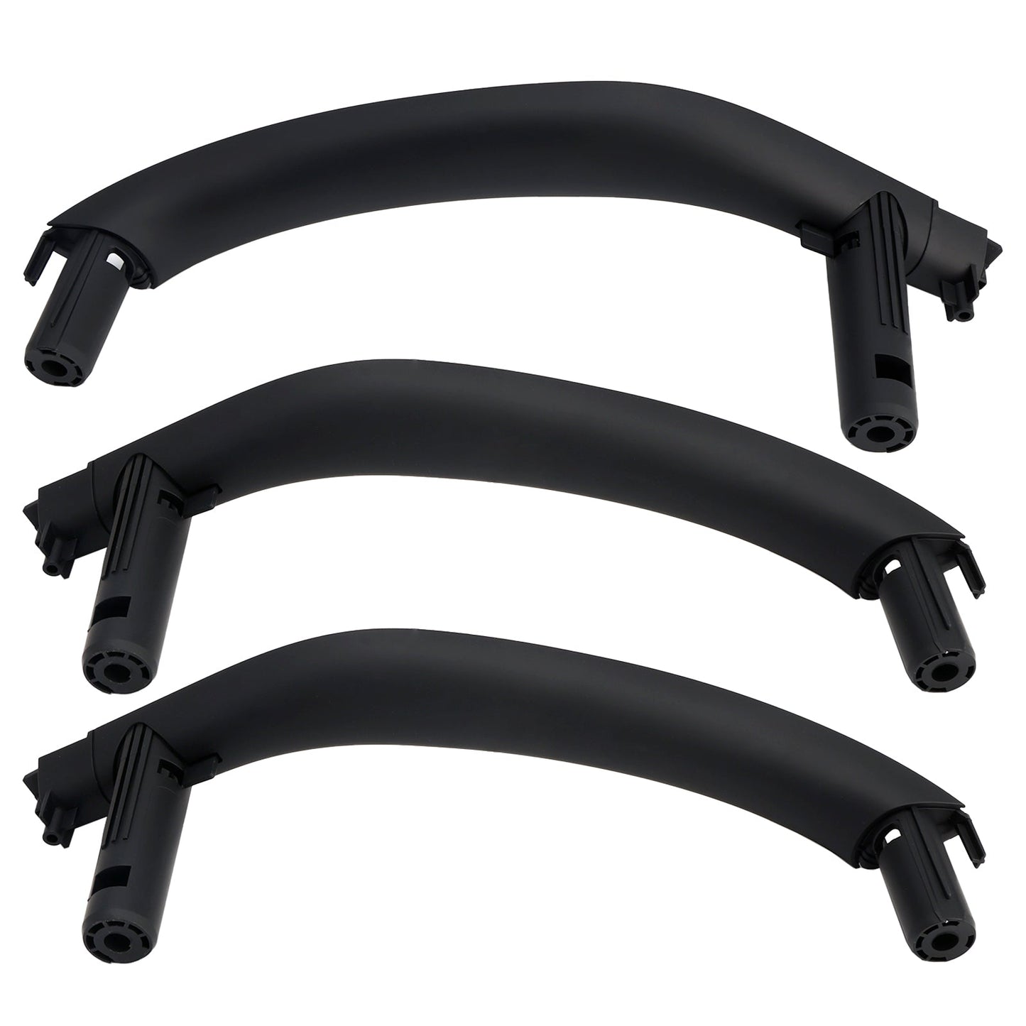 LHD 3PC Interior Door Handle Pull Cover For BMW X5 F15 X6 F16 2014-2018