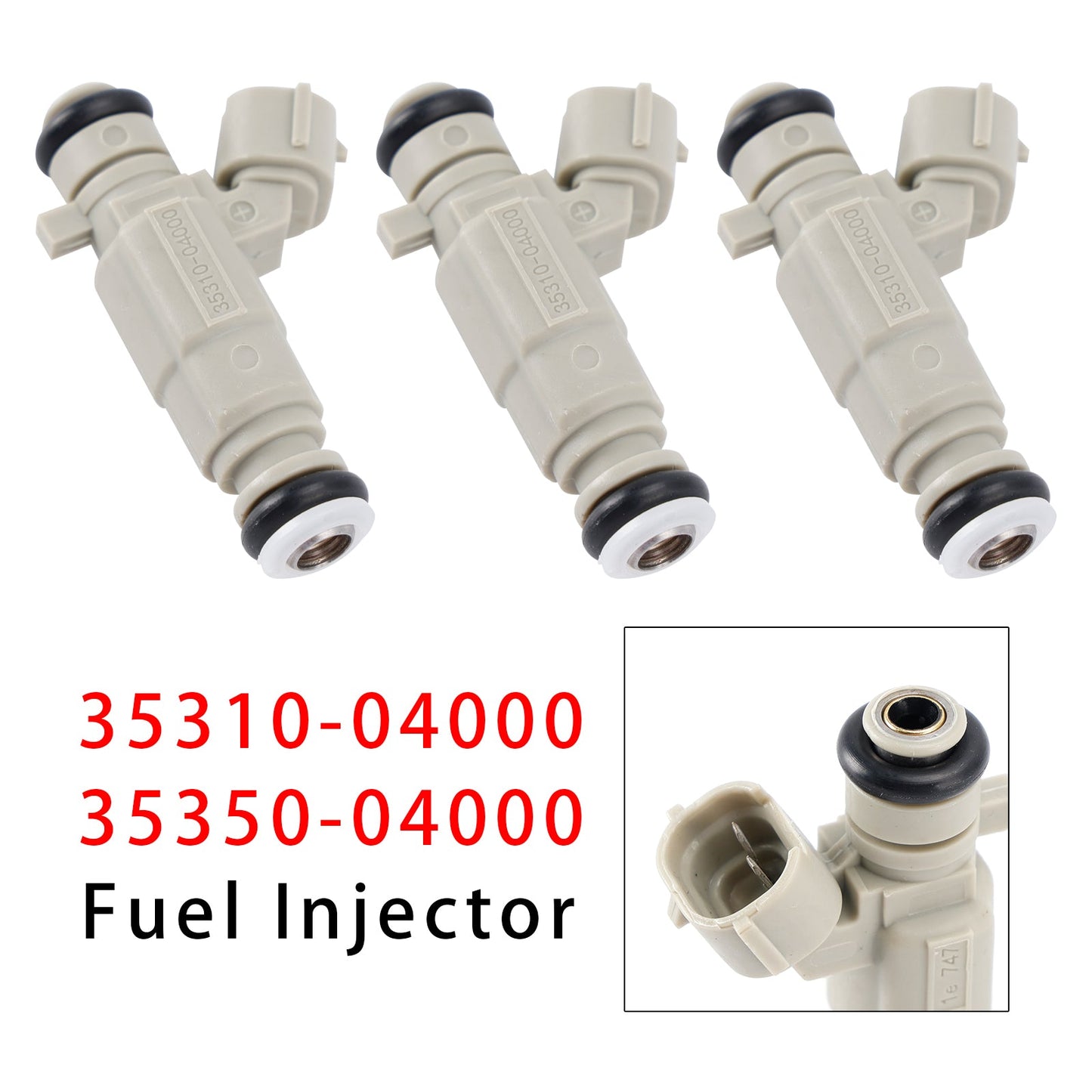 3Pcs Fuel Injector For Hyundai Kia 1.0 1.2 2011-2020 35310-04000 35350-04000