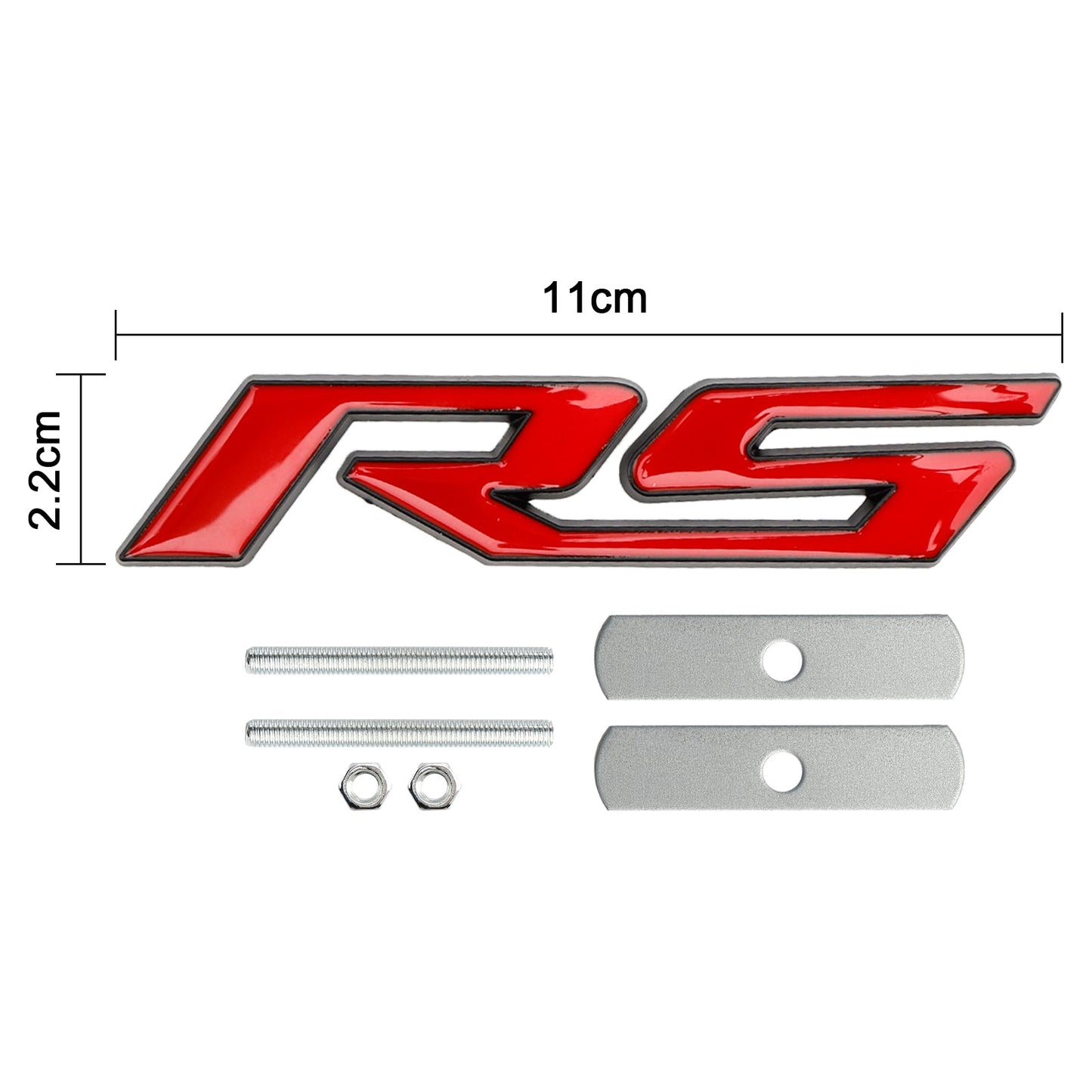 Front Grille RS Emblem Decal Badge for Chevrolet Camaro Impala