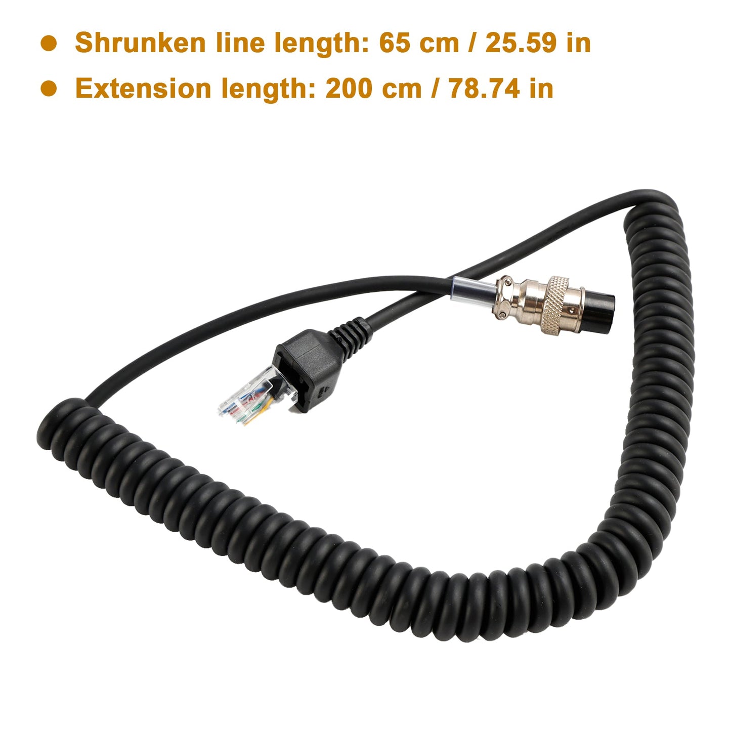 MH-31B8 Microphone Cable For Yaesu FT920 FT950 FT2000 Intercom Microphone Cable