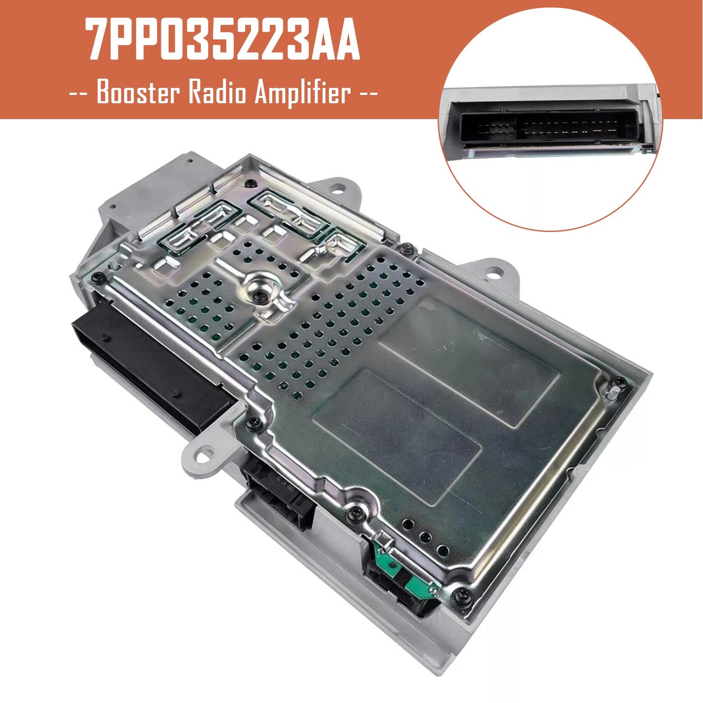 2009 2010 2011 2012 2013 2014 2015 2016 Porsche 911 Booster Radio Amplifier 7PP035223AA 7PP035223F