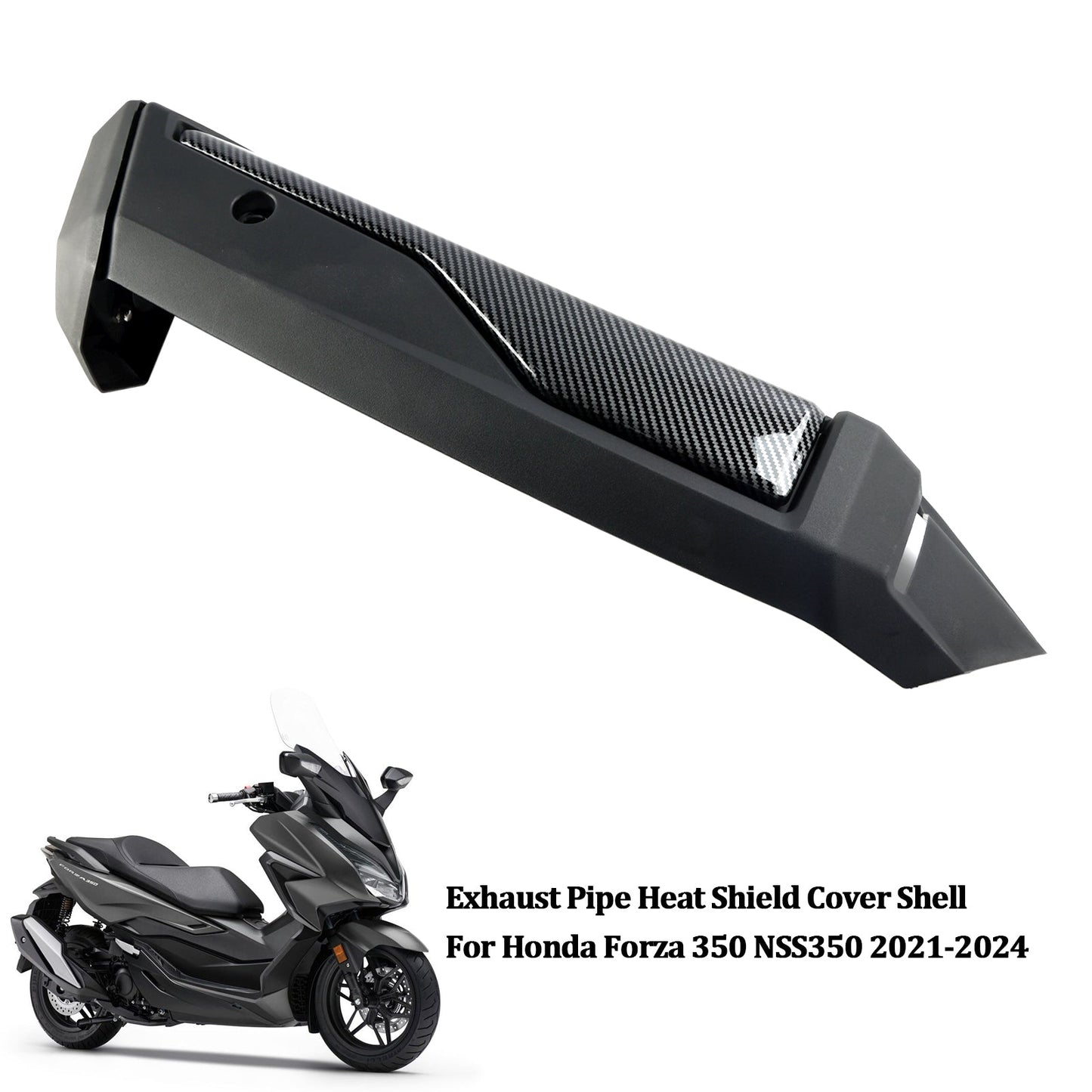 2021-2024 Honda Forza 350 NSS350 Exhaust Pipe Heat Shield Cover Shell