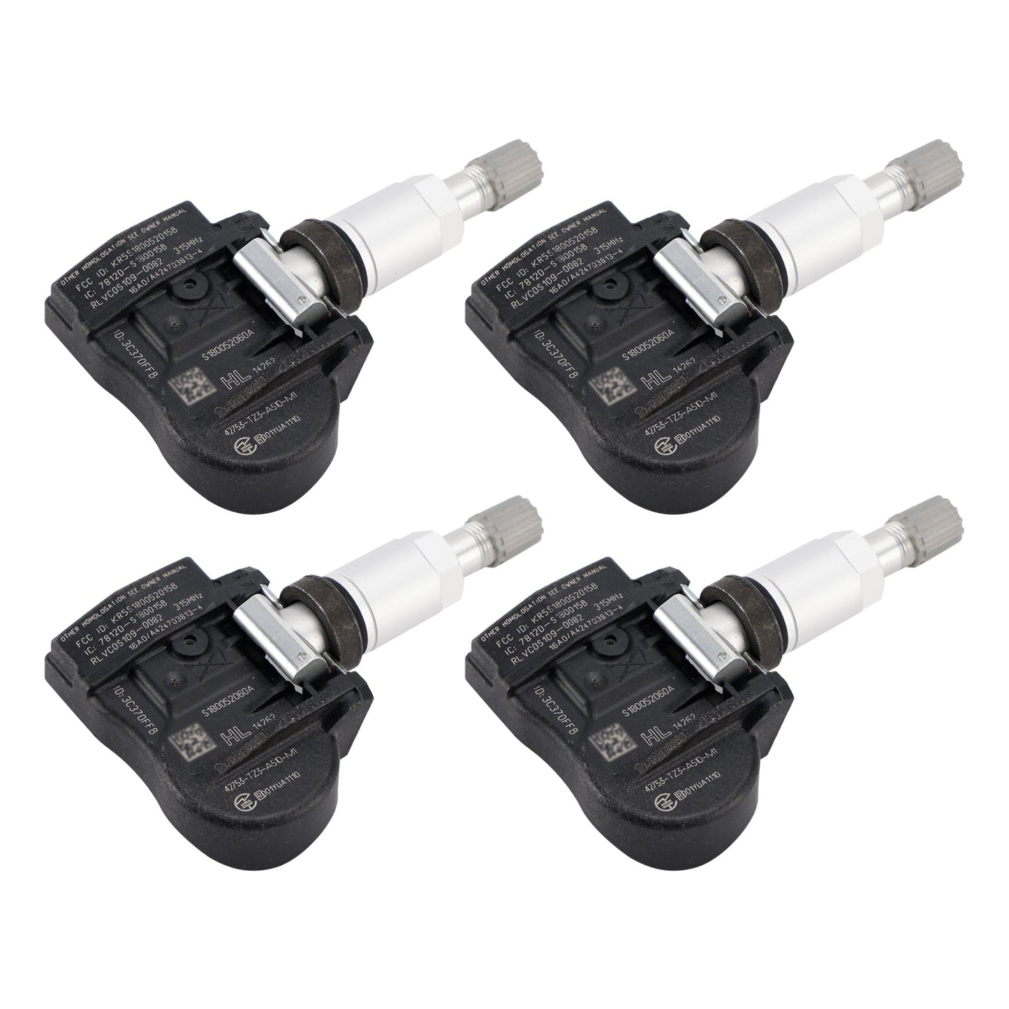 4X TPMS Tire Pressure Sensor For Acura MDX RDX TLX ILX 42753TZ3A51