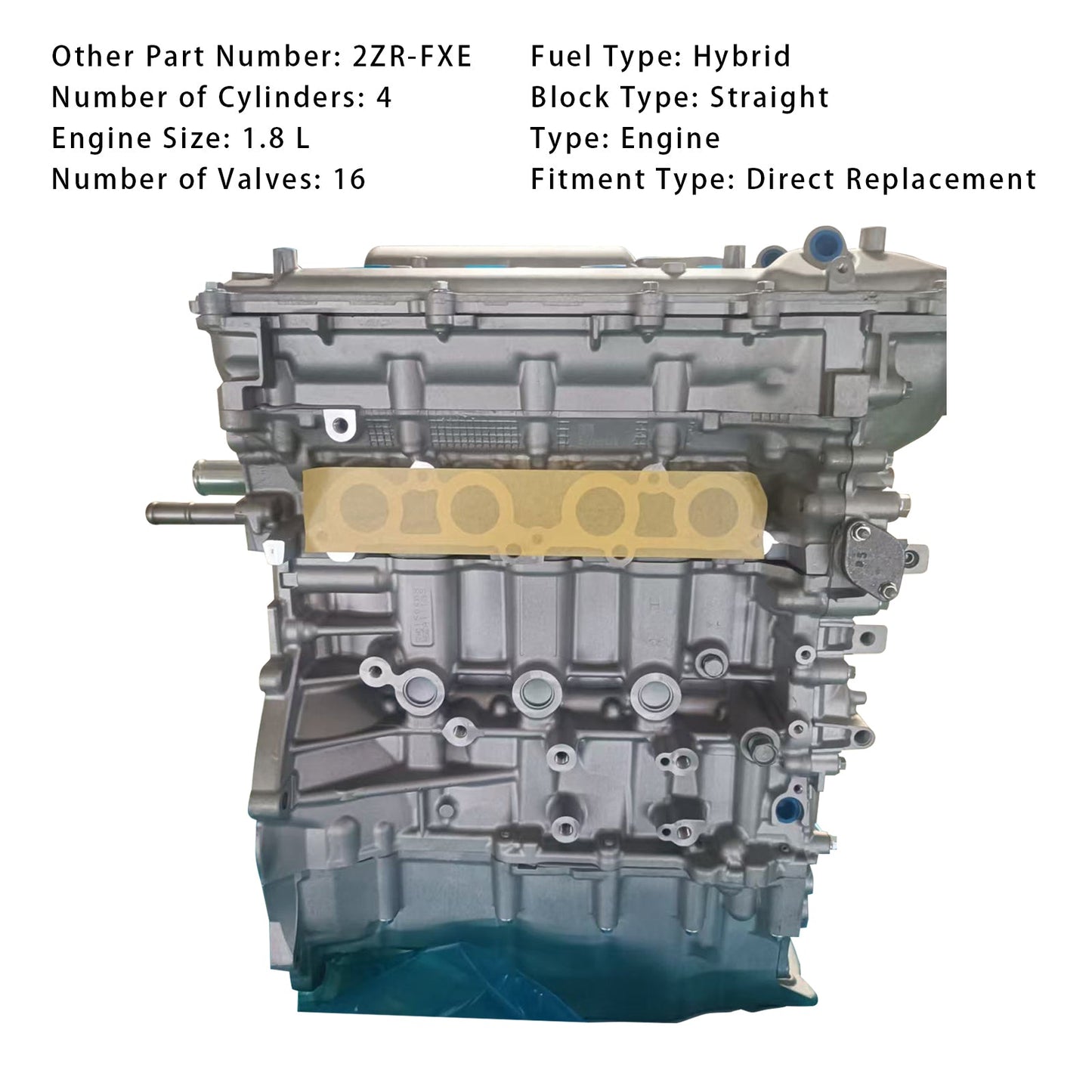 New 2ZRFXE Engine Motor For Toyota Prius 4th Gen 1.8L Hybrid 4 Cylinder 16-2022