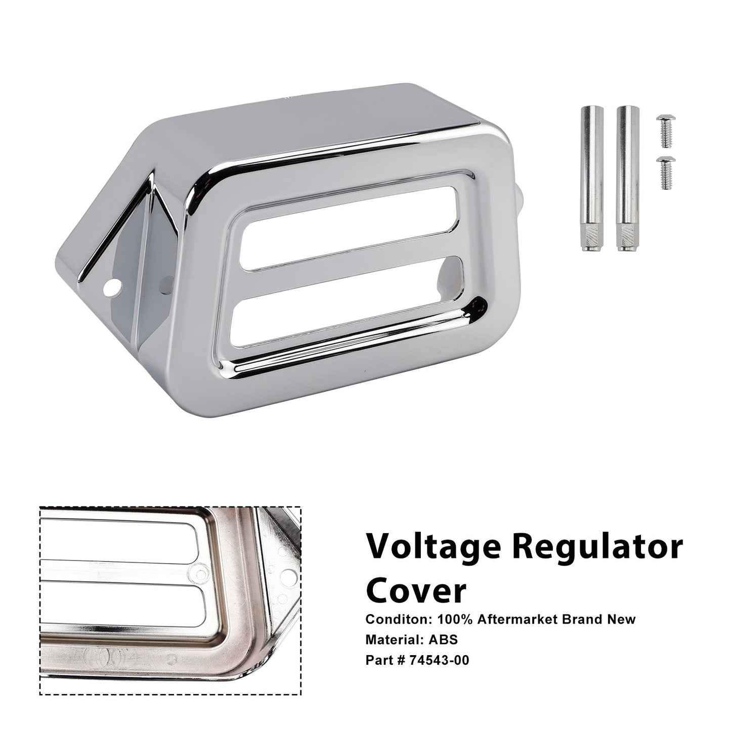 Voltage Regulator Cover For Road King Electra Street Road Glide 1997-2008