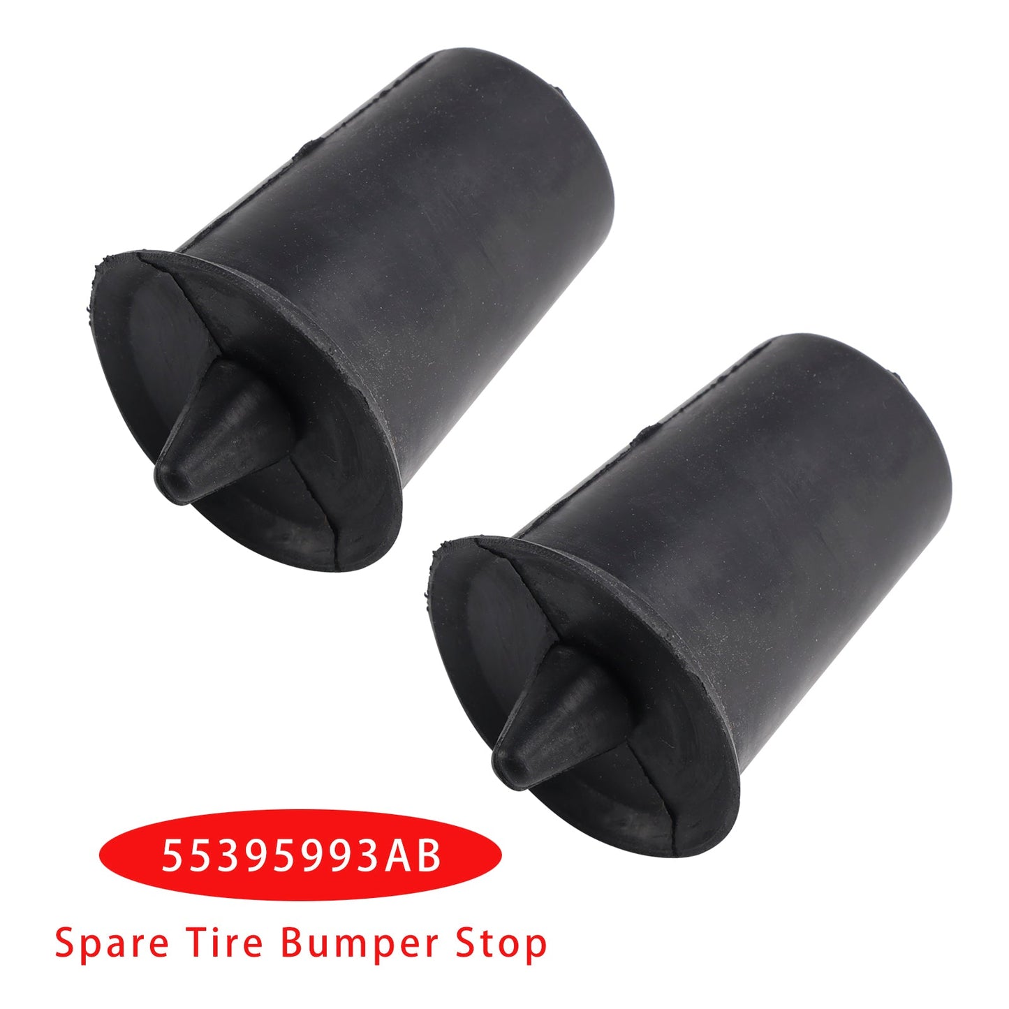 2007-2018 Jeep Wrangler JK 2× Spare Tire Bumper Stop 55395993AB