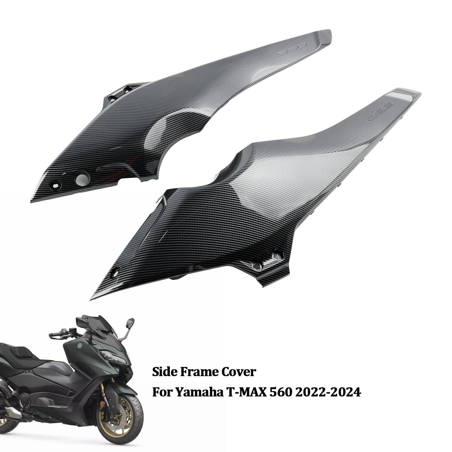 Side Frame Cover Panels Fairing Cowls For Yamaha T-MAX 560 2022-2024