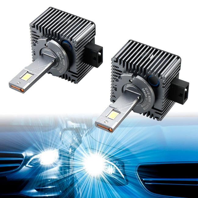 2PCS Car Light LED-HL D1S 166140CW 45W 6000K For OSRAM