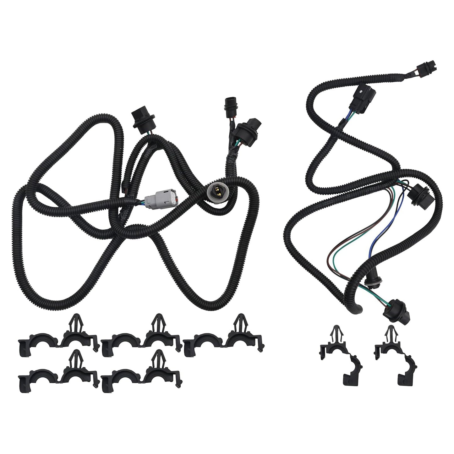 2PCS L+R Tail Lamp Light Wiring Harness For GMC Sierra 1500 2016-2019