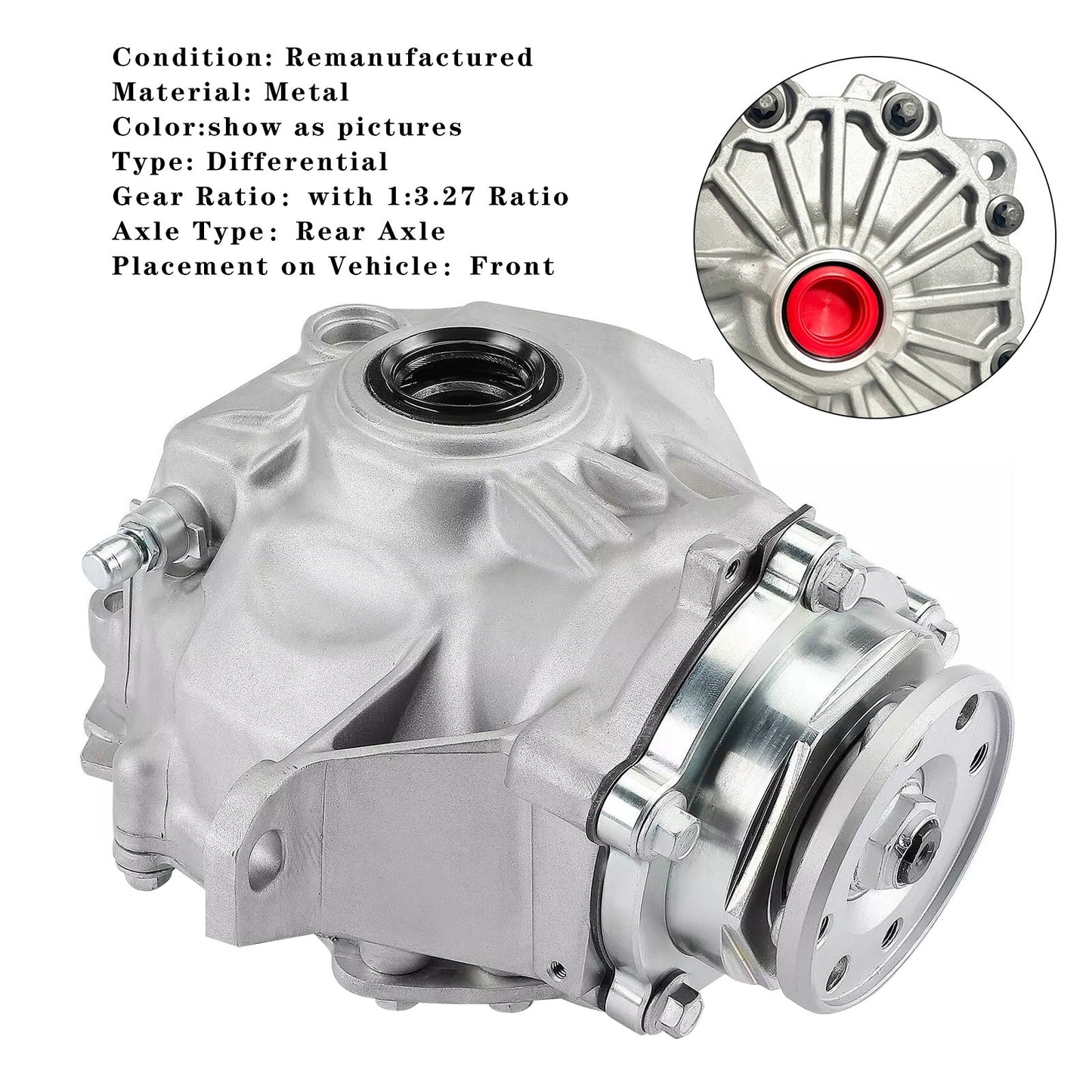 2018-2021 Mercedes-Benz GLC63 AMG S C205 V8 4.0L Front Differential Carrier Assy 1:3.27 Ratio 2213307100 2213300702