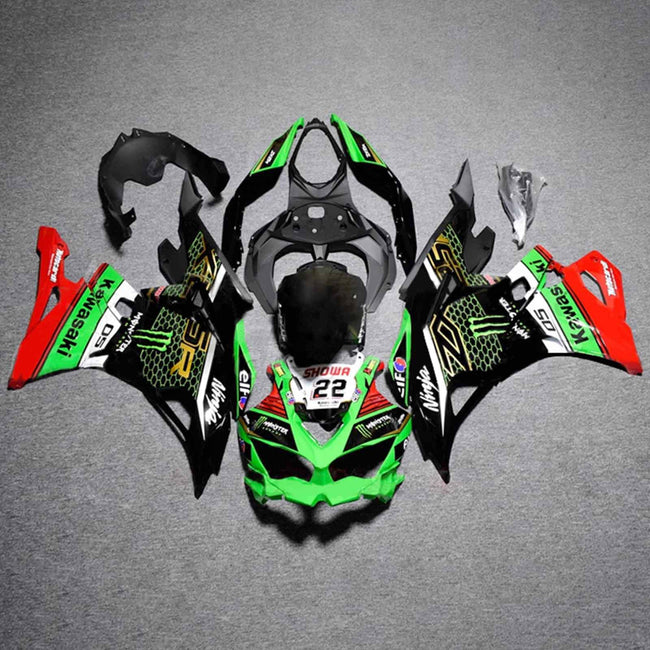 2019-2025 Kawasaki Ninja ZX-25R Amotopart Injection Fairing Kit Bodywork ABS #102