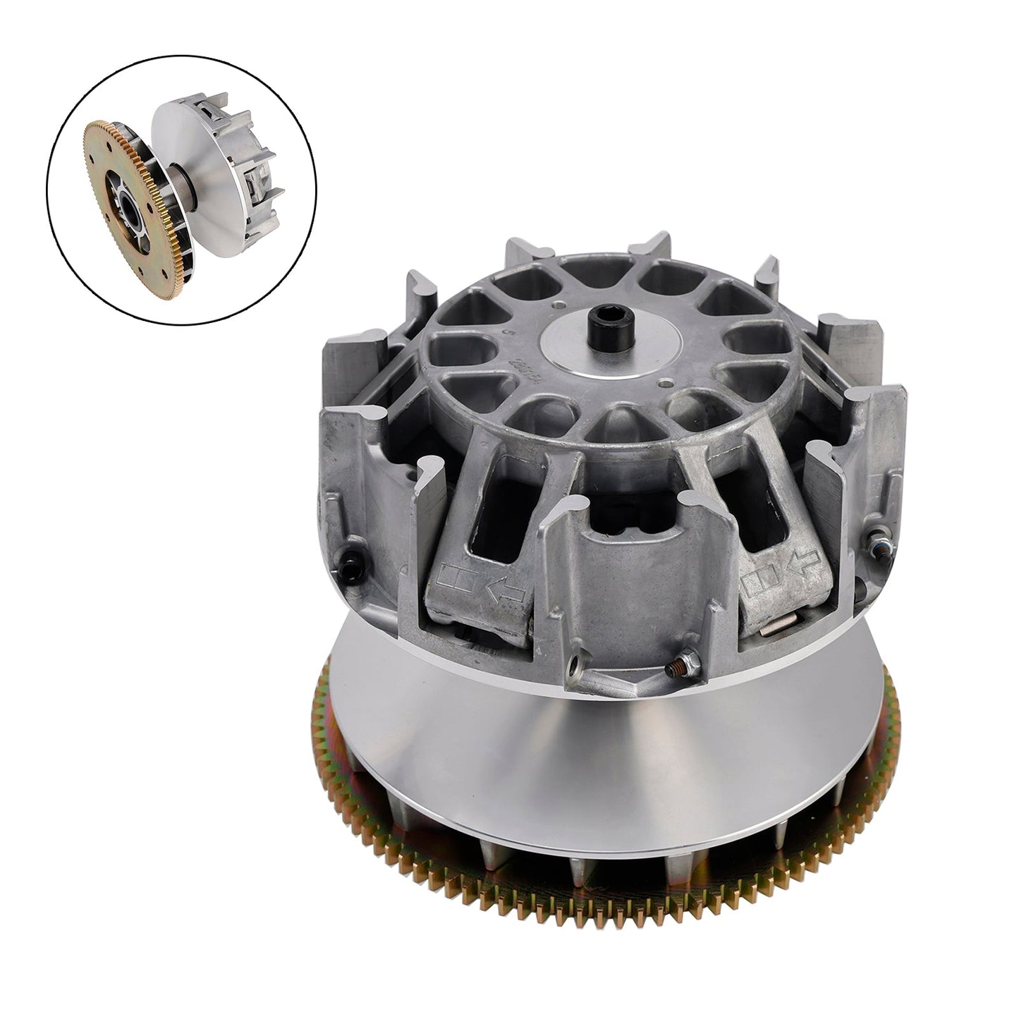 2002 Can-Am Quest 500 Blue/bleu Front Clutch Variator Pulley Set 711280155 420280522 711280147