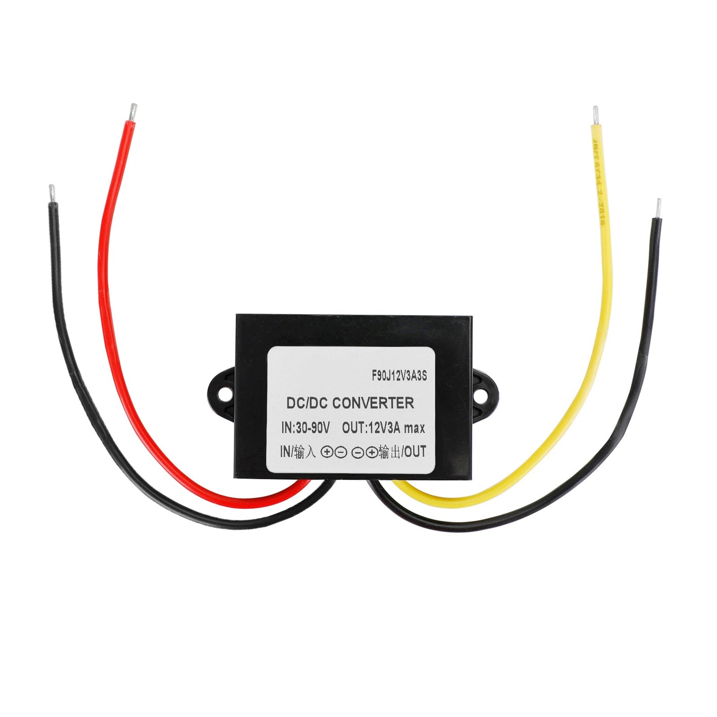 Waterproof Buck Step Down Converter DC30-90V-12V 3A 36W Car Power Module