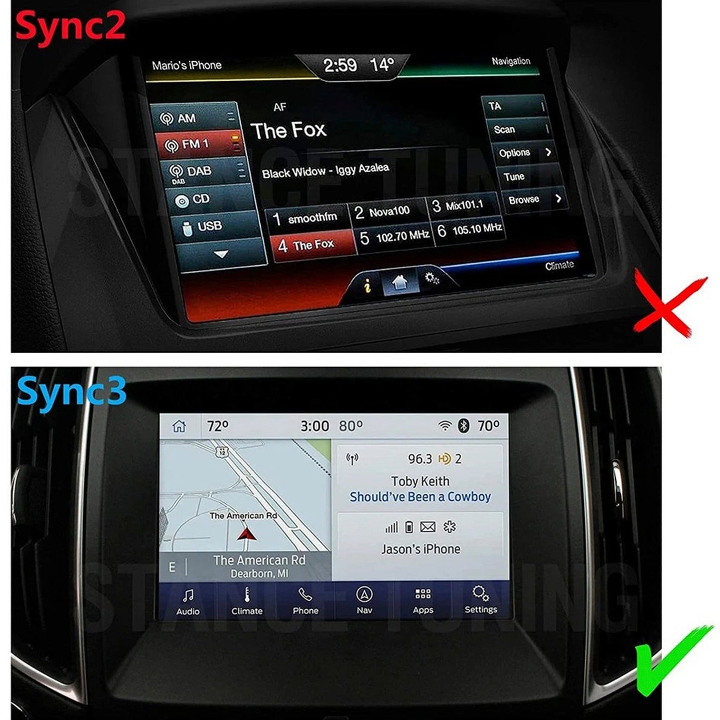 2016+ Ford C-Max Sync 3 APIM 3.4 Navigation Module HP5T-14G371-CAG HL3T-14G370-GCD