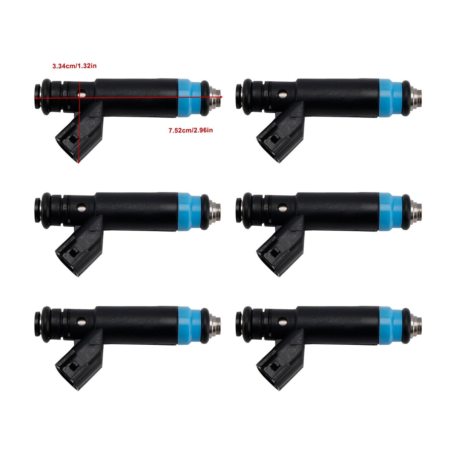 FJ570 6PCS Fuel Injector For 2000-2001Dodge RAM 1500/Durango 5.2L V8 04854181